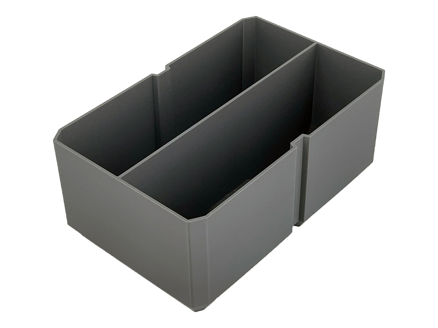 Klein Tools MODbox Three Drawer Toolbox Compatible Medium Nesting Bin - Gray