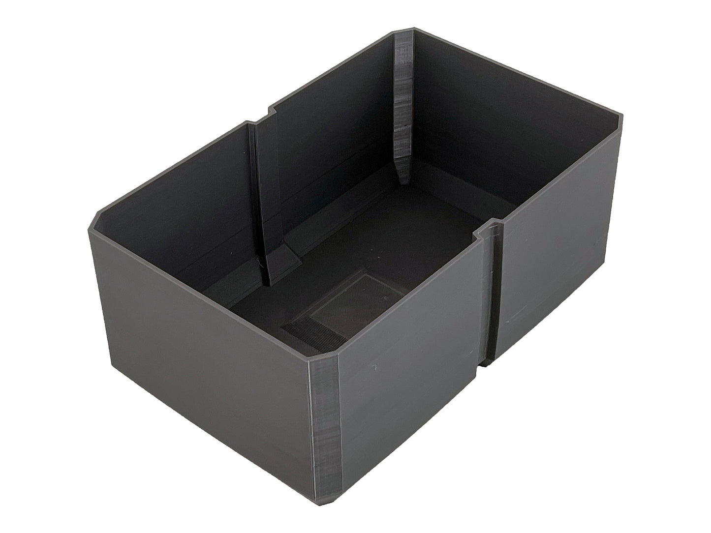 Klein Tools MODbox Three Drawer Toolbox Compatible Medium Nesting Bin - Gray