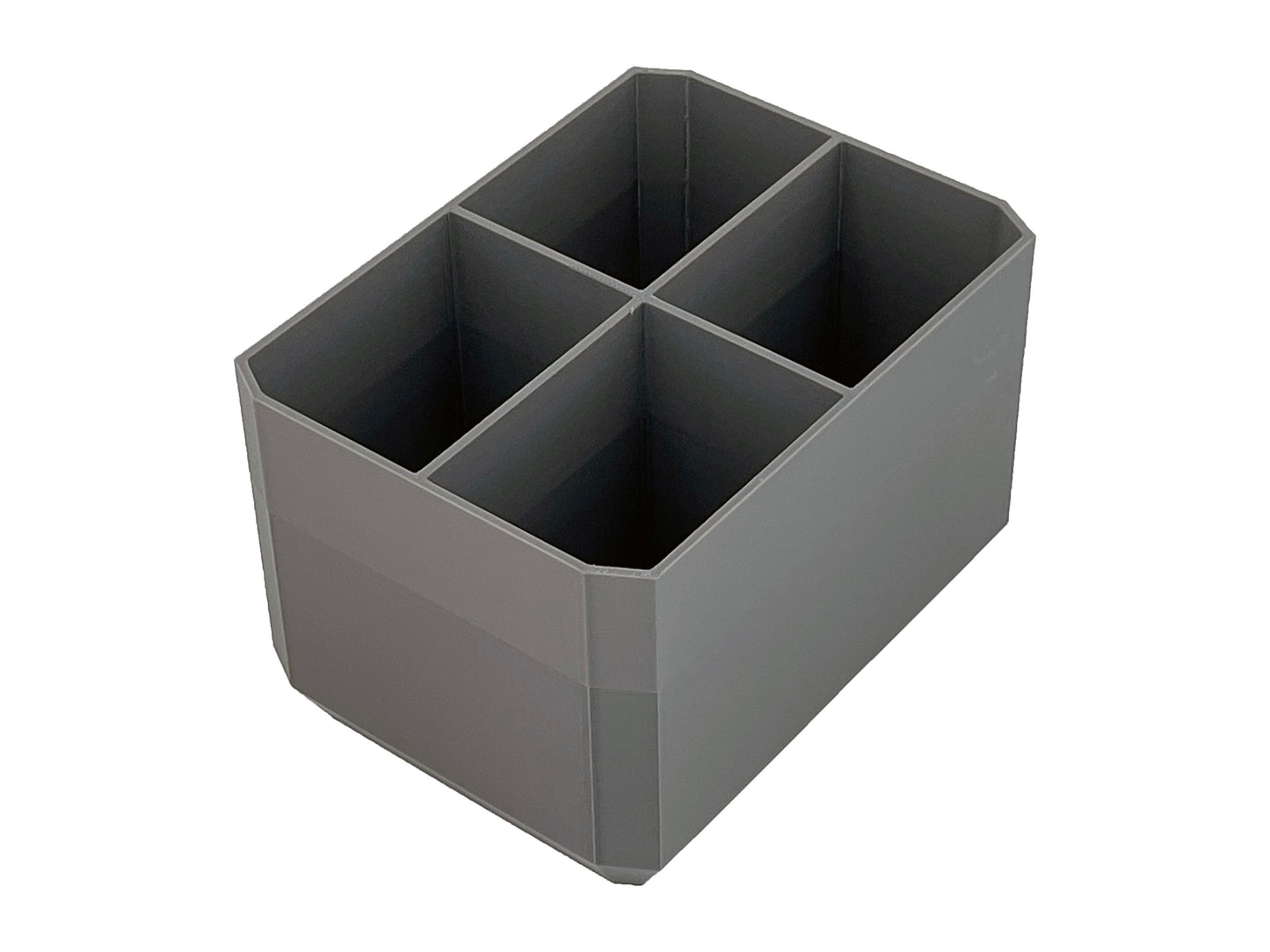 Klein Tools MODbox Three Drawer Toolbox Compatible Small Nesting Bin - Gray