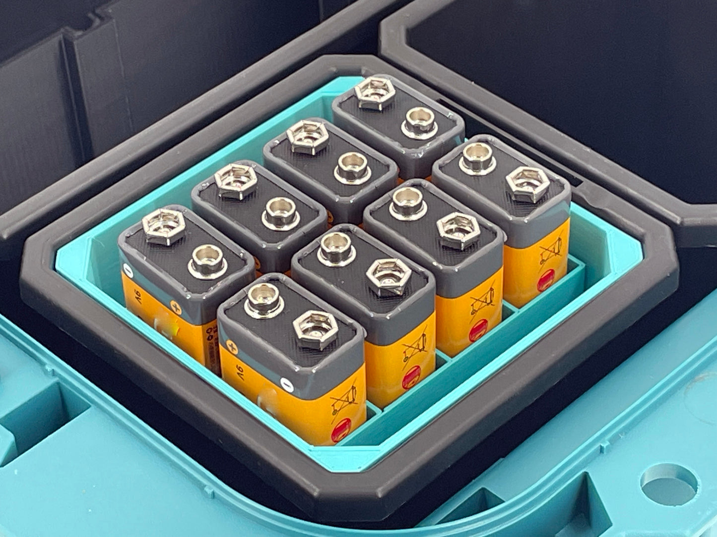 Makita MAKTRAK Deep Compact Organizer Compatible Small AA AAA C D 9V Bins