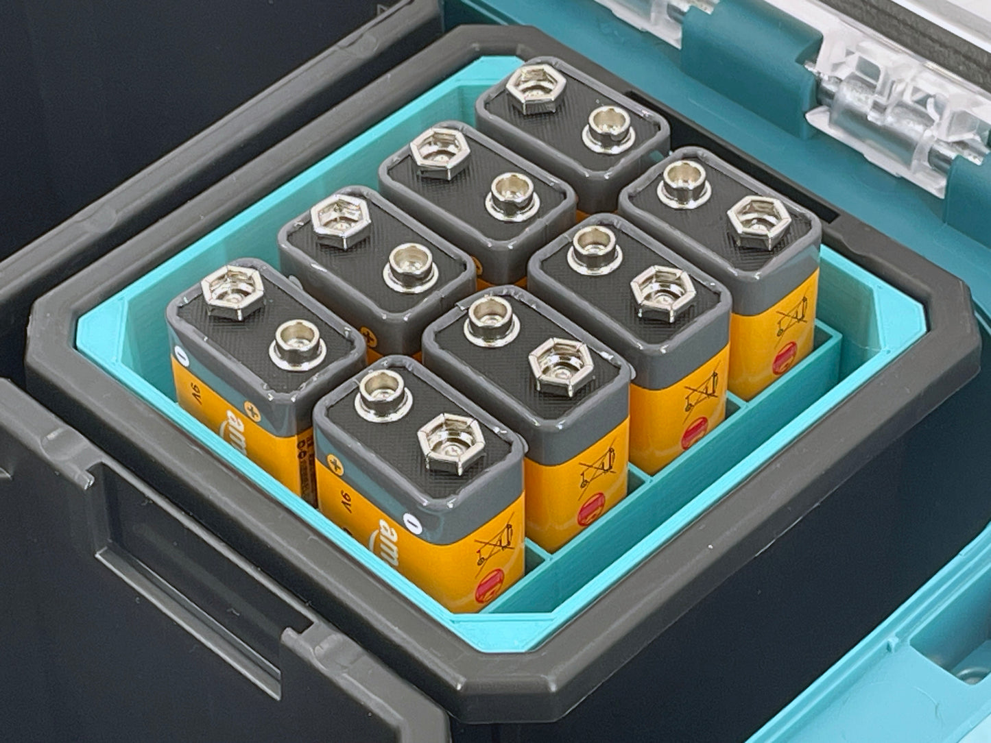 Makita MAKTRAK Deep Medium Organizer Compatible Small AA AAA C D 9V Bins