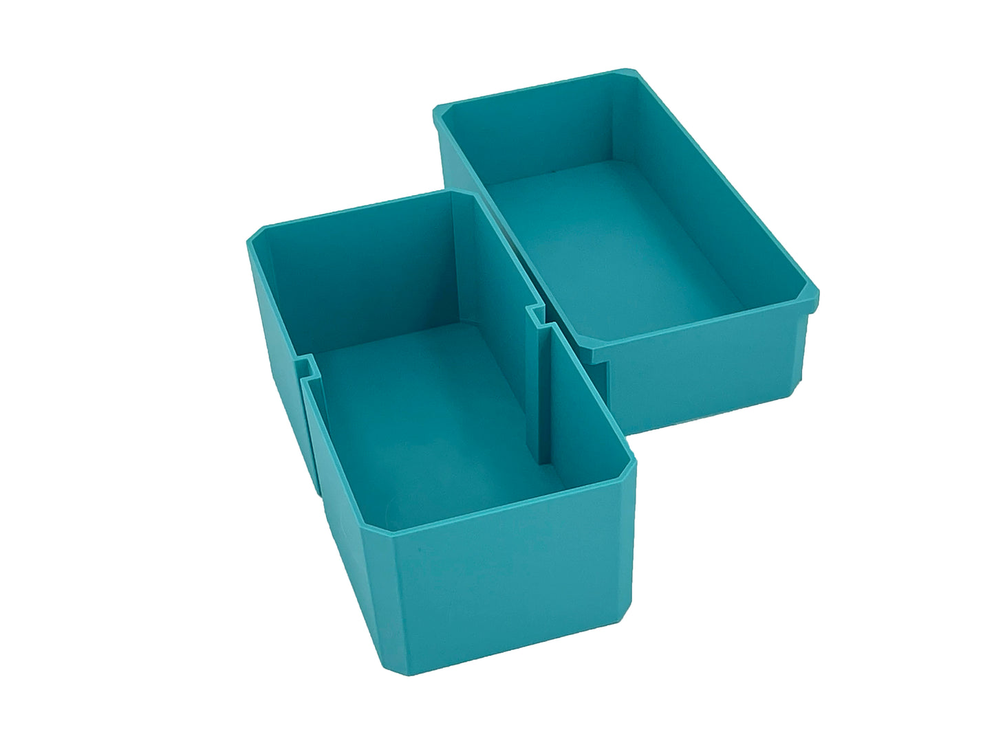 Makita MAKTRAK Deep Medium Organizer Box Compatible Large Nesting Bins - Teal