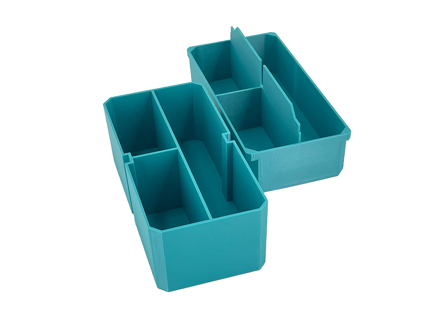 Makita MAKTRAK Deep Medium Organizer Box Compatible Large Nesting Bins - Teal