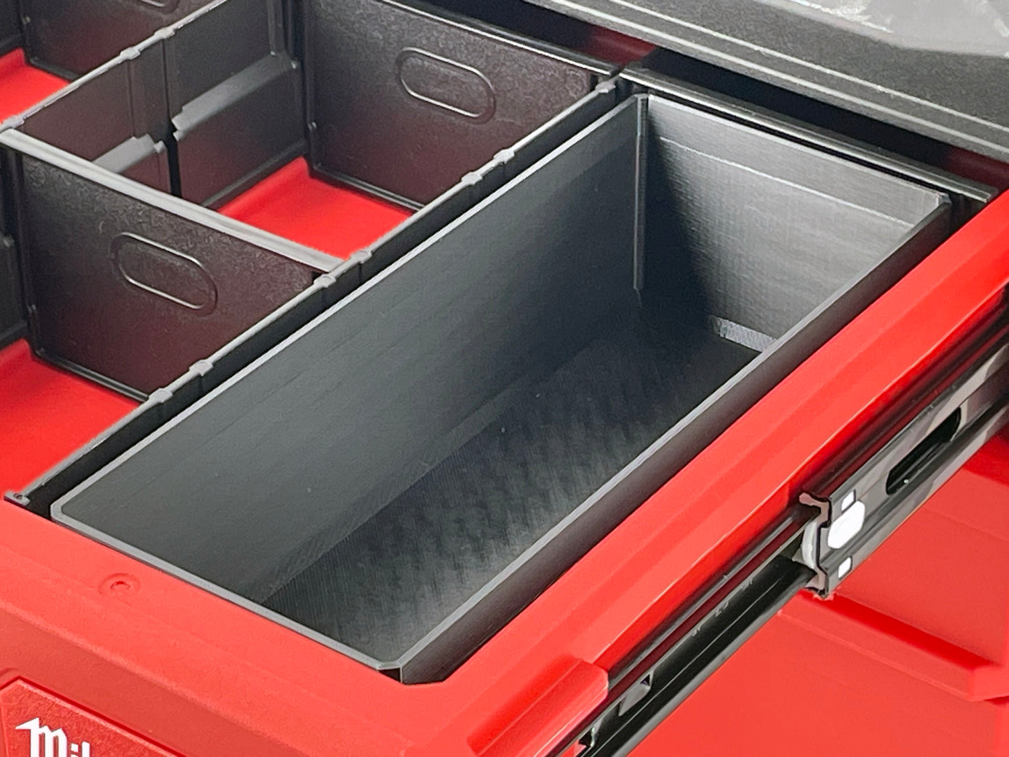 Milwaukee Packout 4-Drawer Tool Box Compatible Large Nesting Bins - Black