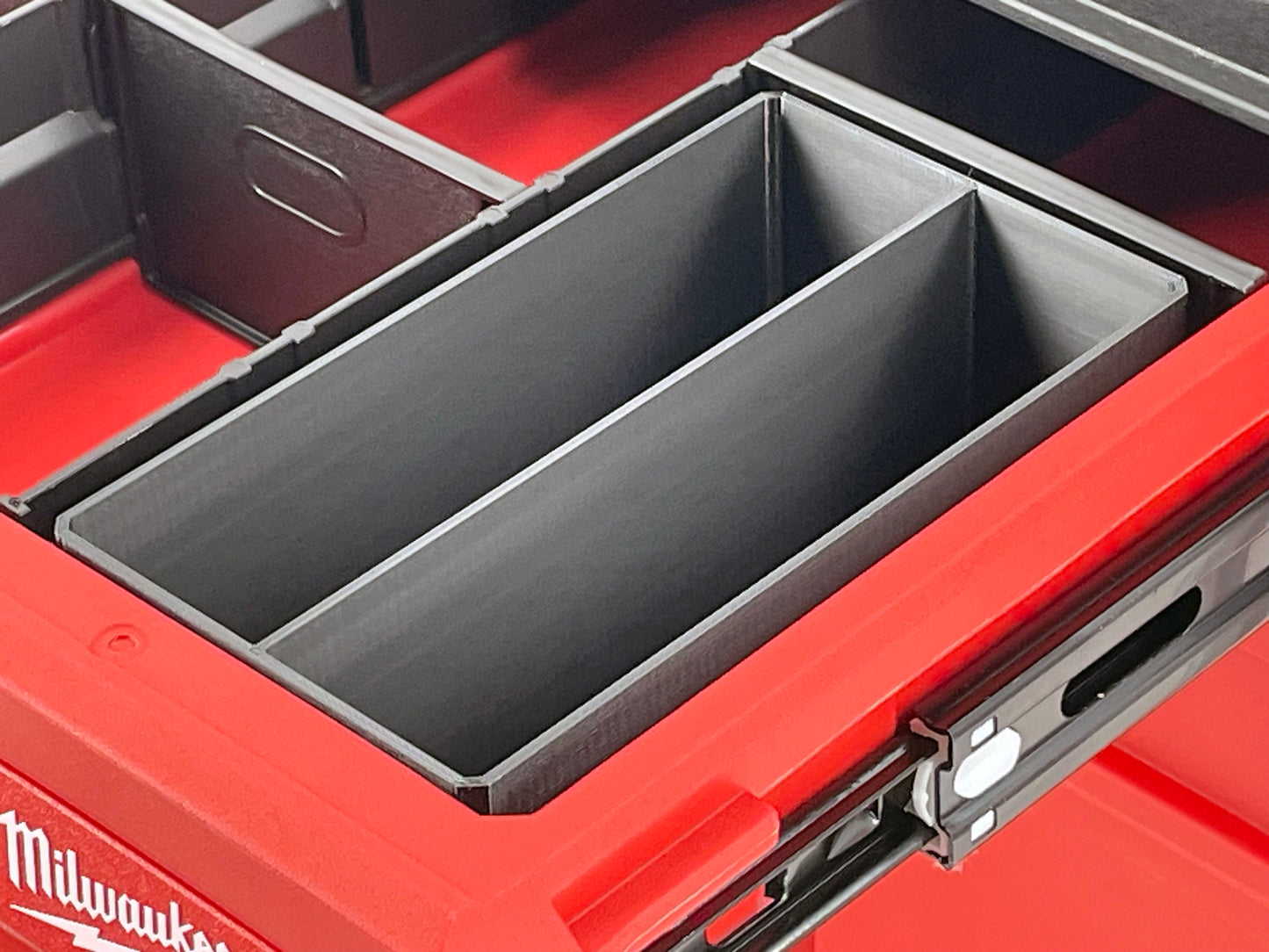 Milwaukee Packout 4-Drawer Tool Box Compatible Medium Nesting Bins - Black