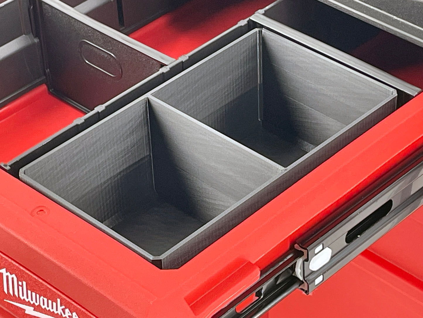 Milwaukee Packout 4-Drawer Tool Box Compatible Medium Nesting Bins - Black