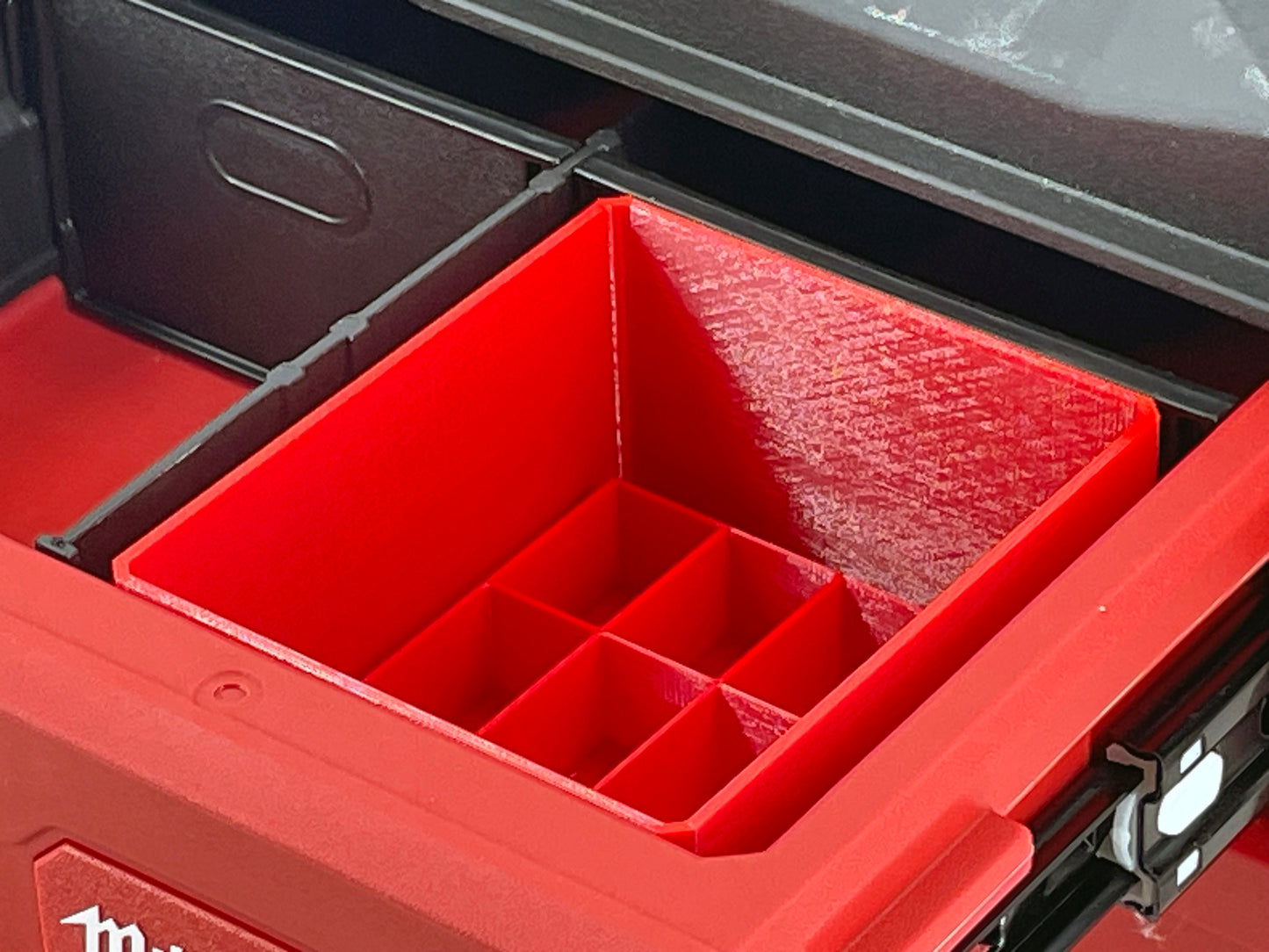 Milwaukee Packout 3 Drawer Tool Organizer Box Compatible Small AA AAA C D 9V Battery Insert Bin