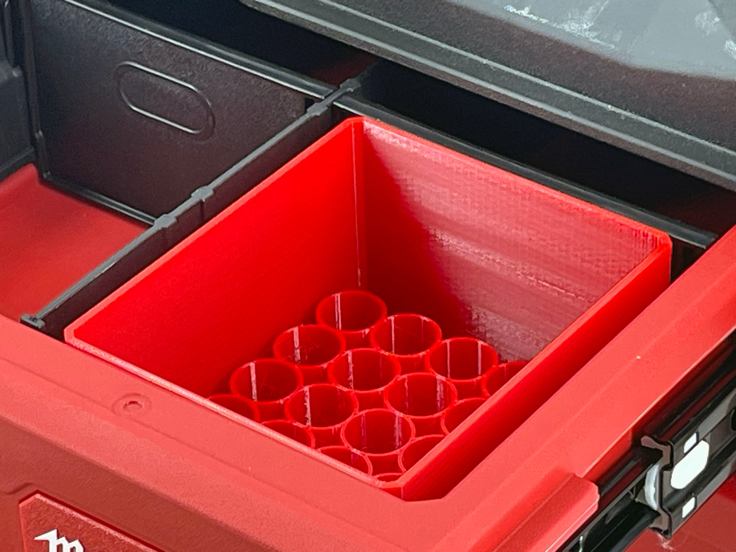 Milwaukee Packout 3 Drawer Tool Organizer Box Compatible Small AA AAA C D 9V Battery Insert Bin