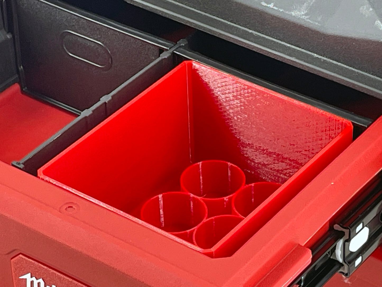 Milwaukee Packout 3 Drawer Tool Organizer Box Compatible Small AA AAA C D 9V Battery Insert Bin