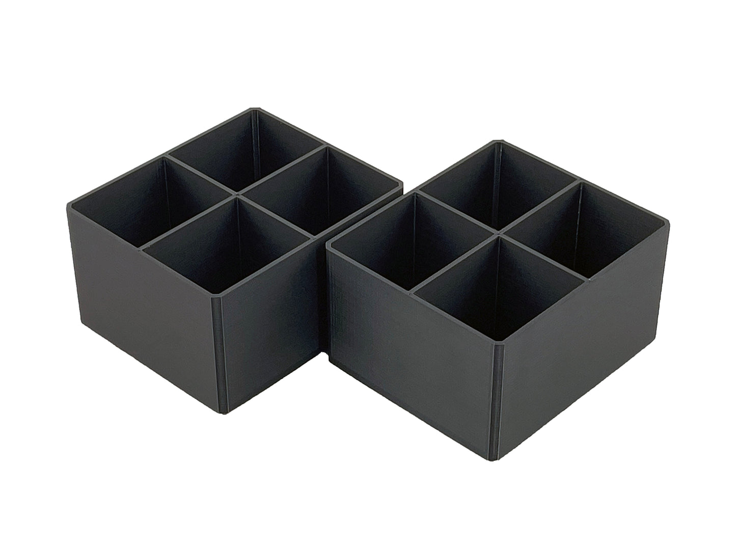 Milwaukee Packout Multi-Depth 3-Drawer (Upper) Tool Box Compatible Small Nesting Bins - Black