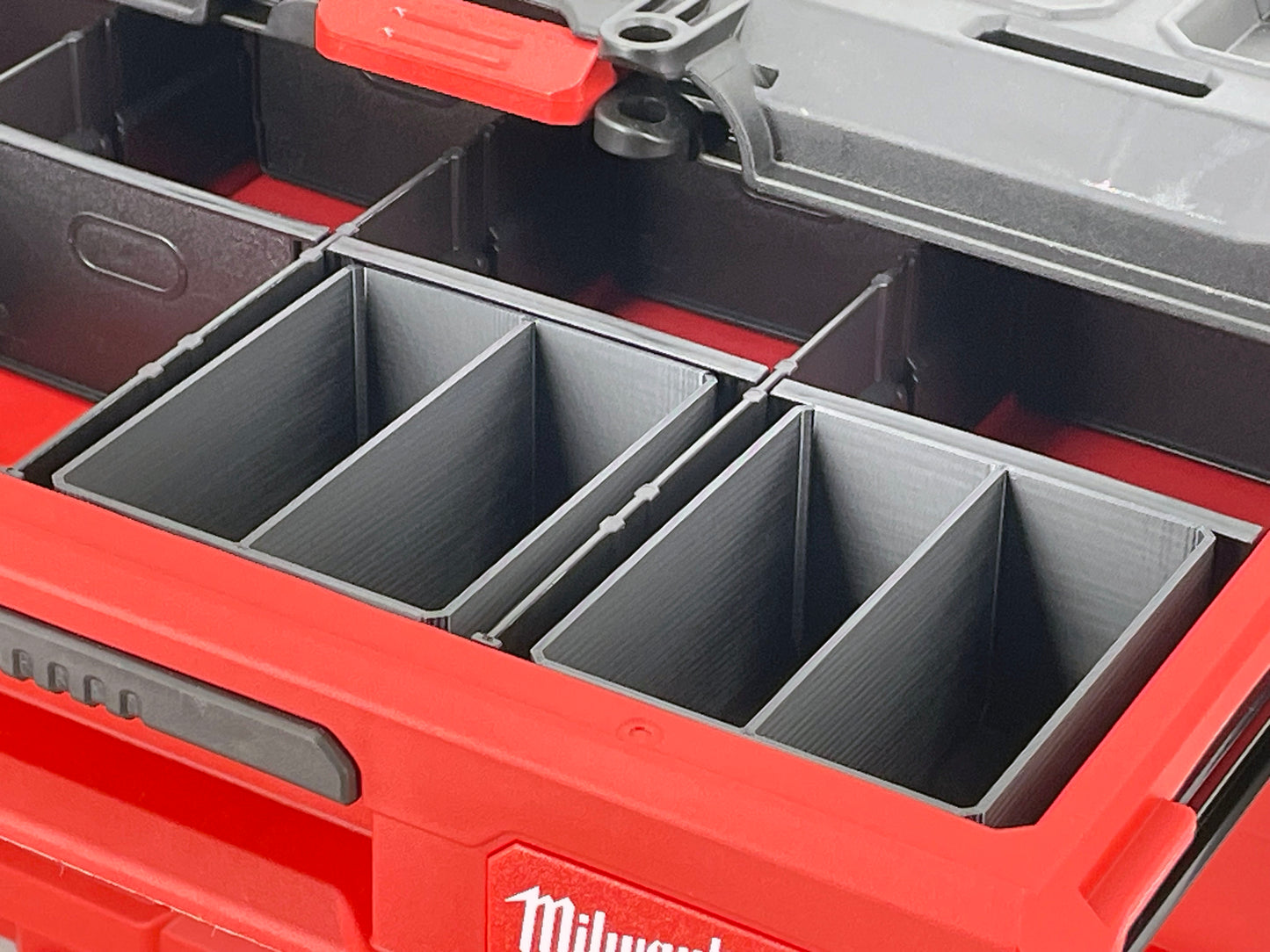 Milwaukee Packout Multi-Depth 3-Drawer (Upper) Tool Box Compatible Small Nesting Bins - Black