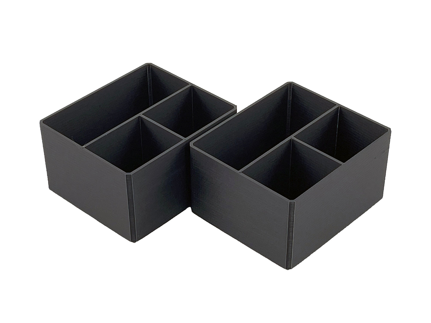 Milwaukee Packout Multi-Depth 3-Drawer (Upper) Tool Box Compatible Small Nesting Bins - Black