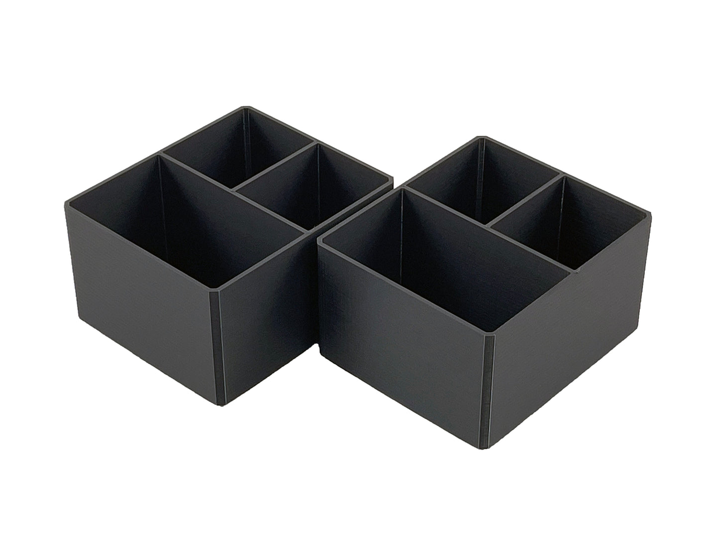 Milwaukee Packout Multi-Depth 3-Drawer (Upper) Tool Box Compatible Small Nesting Bins - Black