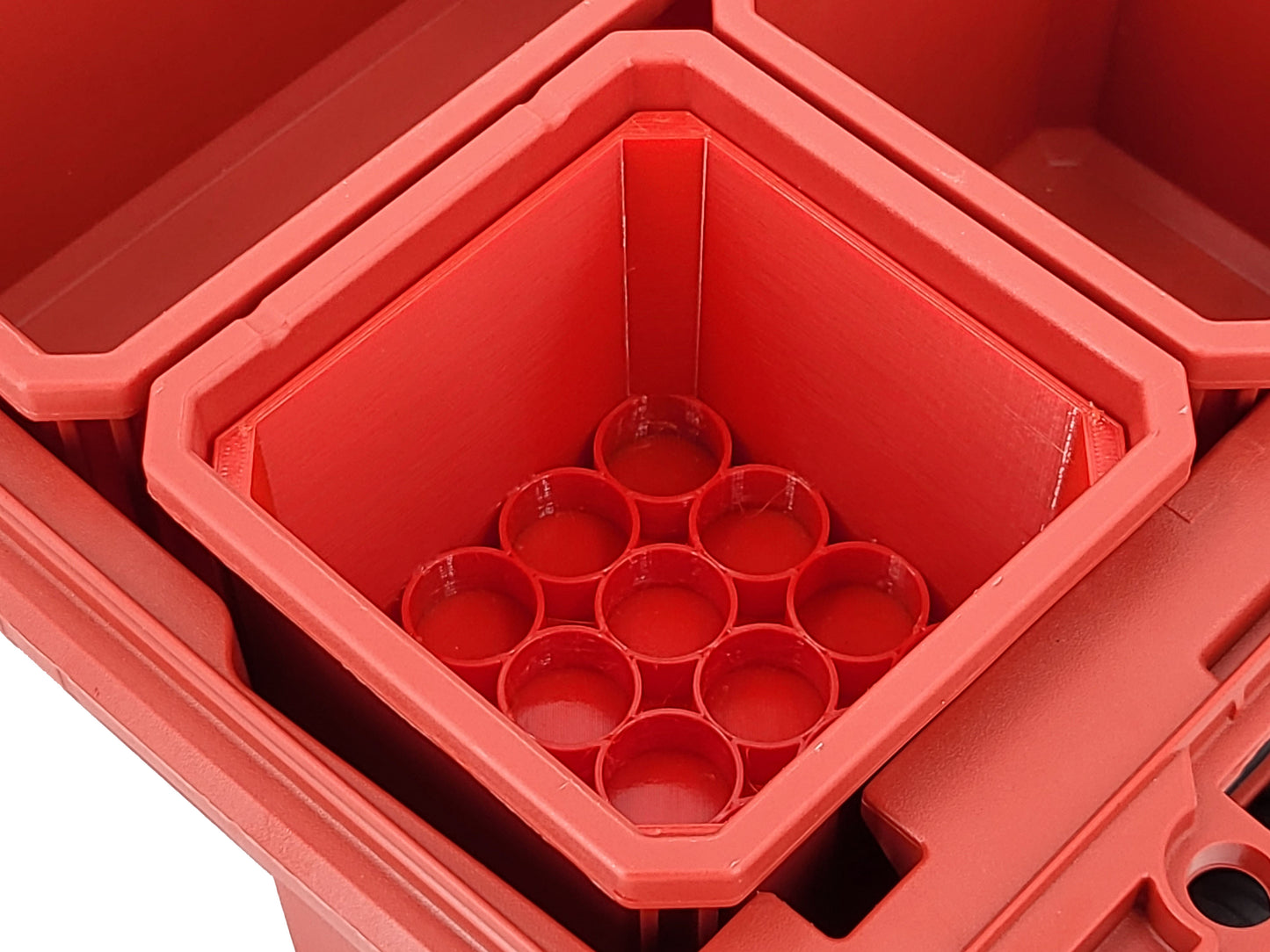 Milwaukee Packout Compact Organizer Compatible 18650 CR123 Lithium Battery Insert Bin