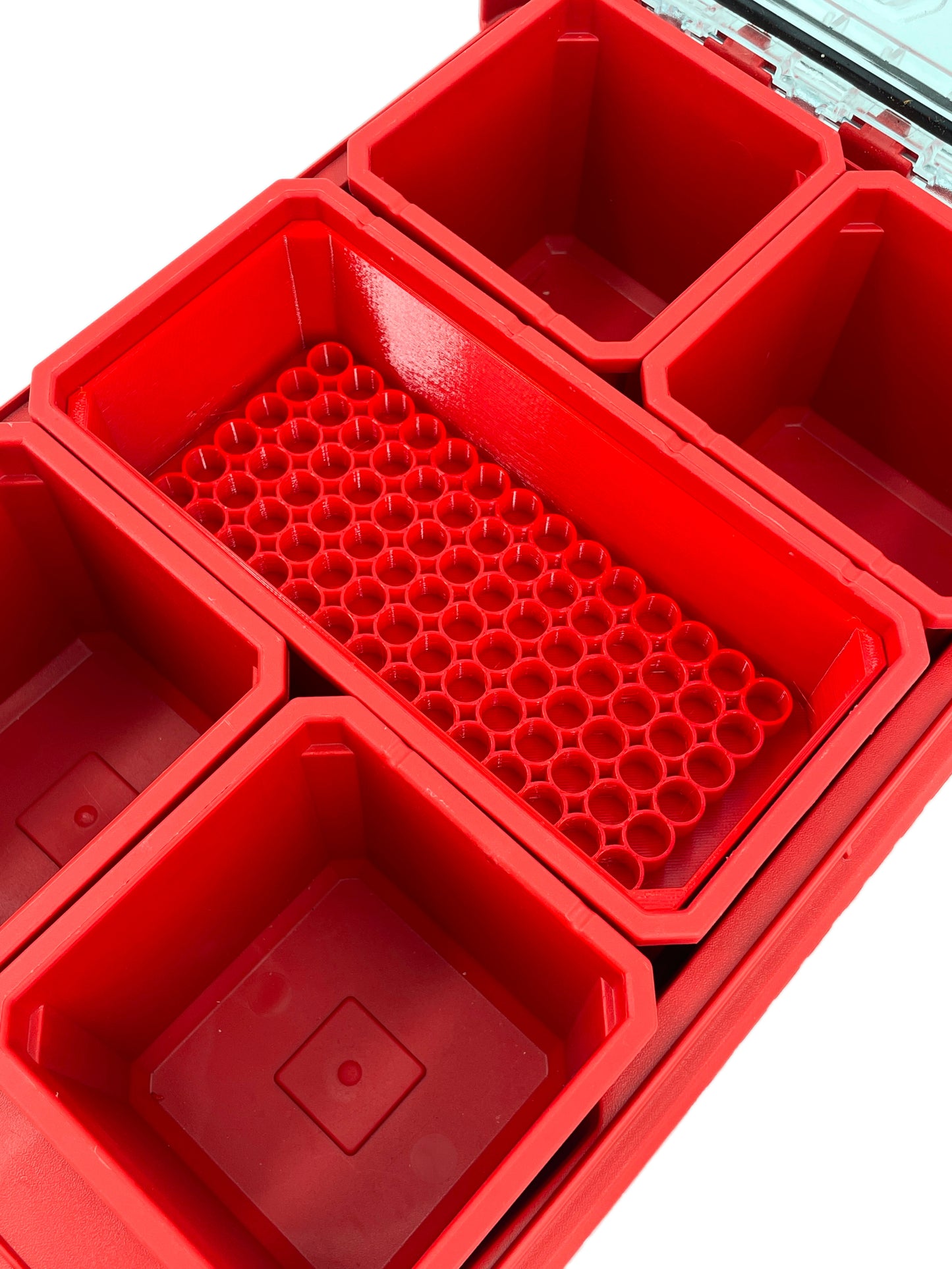 Milwaukee Packout Compact Organizer Compatible AA AAA C D 9V Long Battery Insert Bin