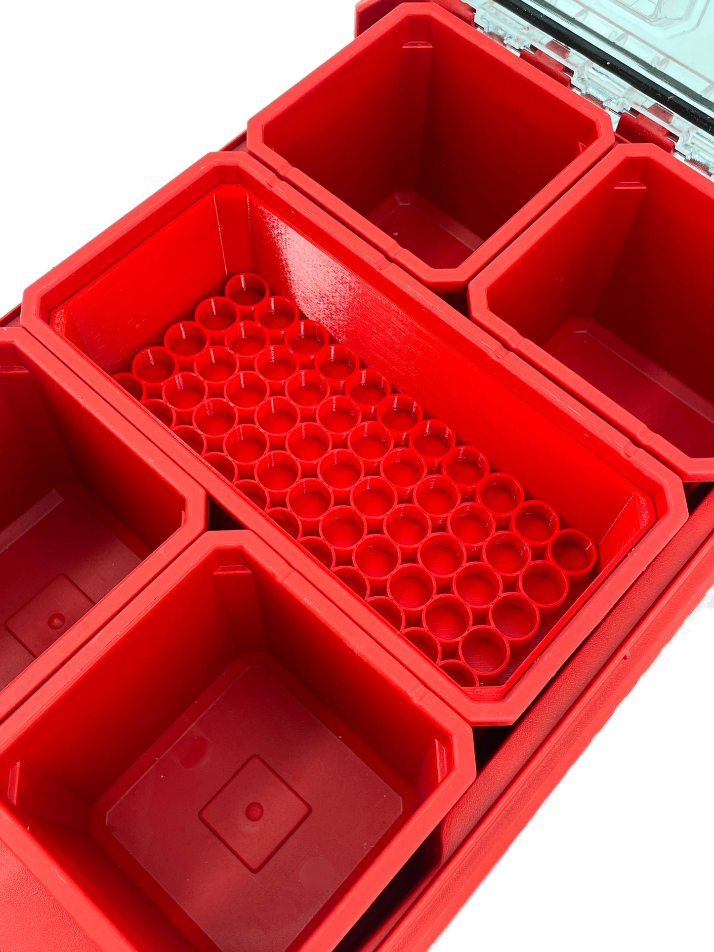 Milwaukee Packout Compact Organizer Compatible AA AAA C D 9V Long Battery Insert Bin