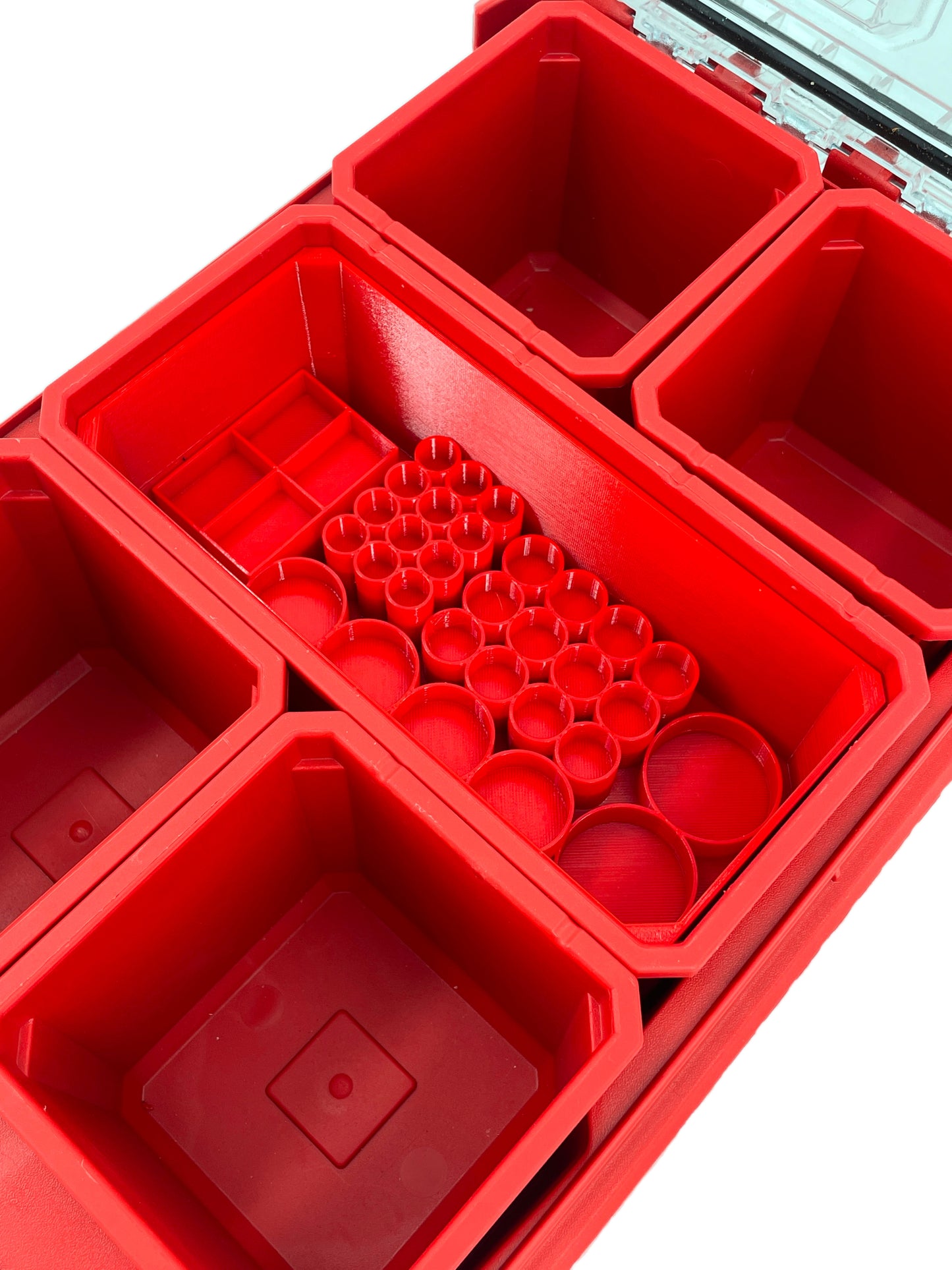 Milwaukee Packout Compact Organizer Compatible AA AAA C D 9V Long Battery Insert Bin