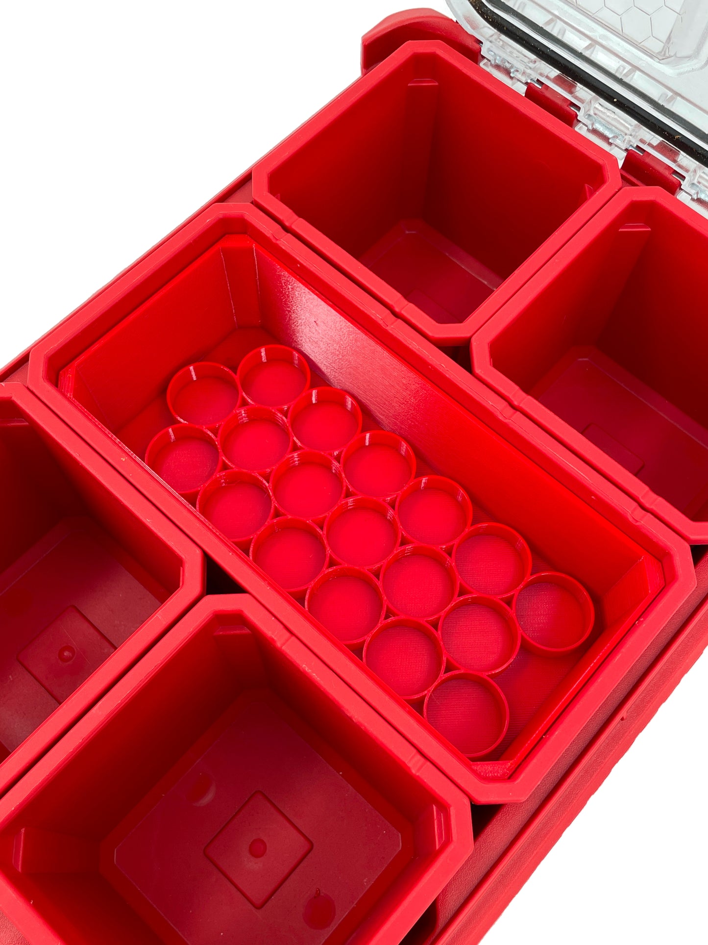 Milwaukee Packout Compact Organizer Compatible AA AAA C D 9V Long Battery Insert Bin