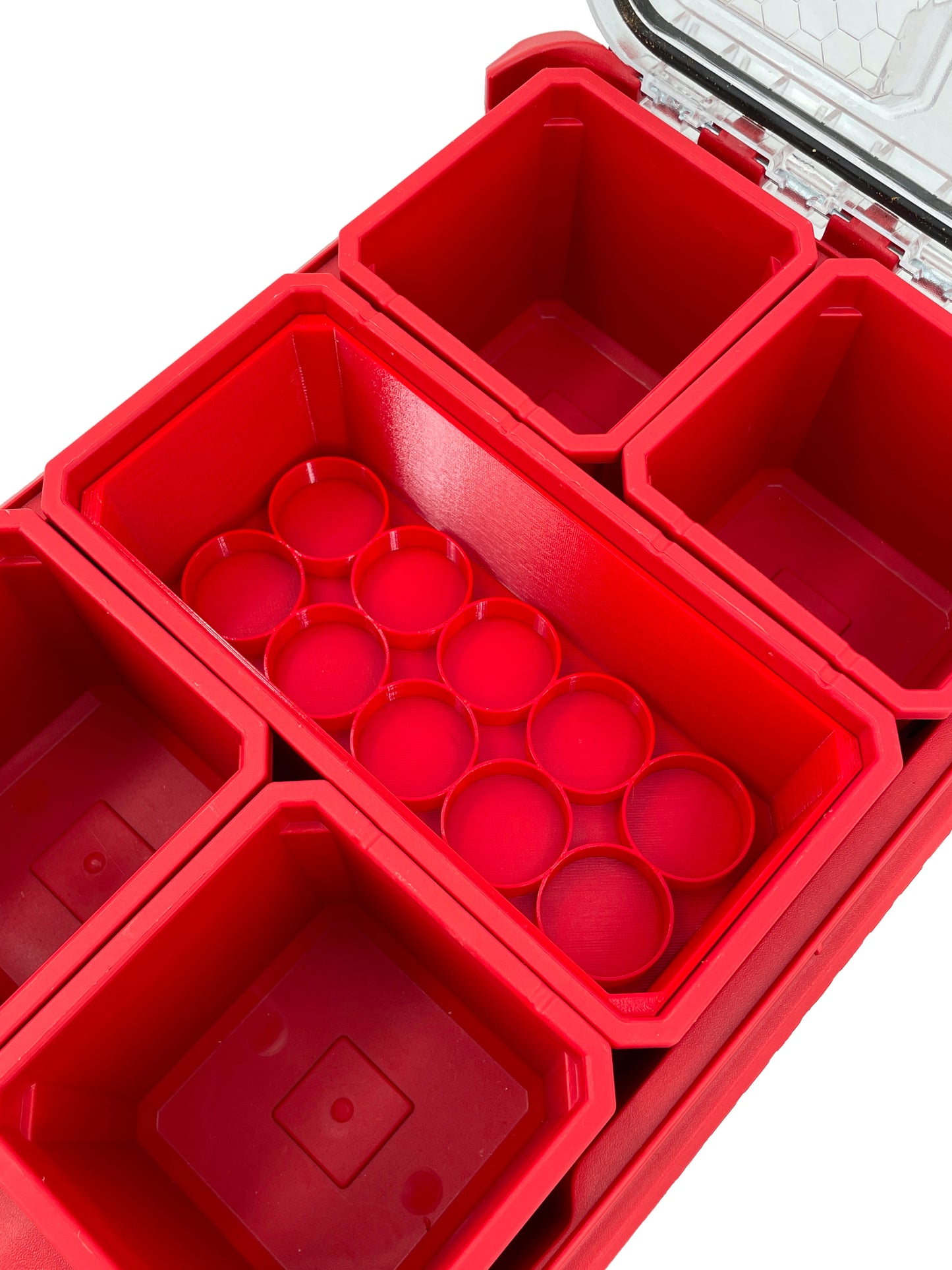 Milwaukee Packout Compact Organizer Compatible AA AAA C D 9V Long Battery Insert Bin