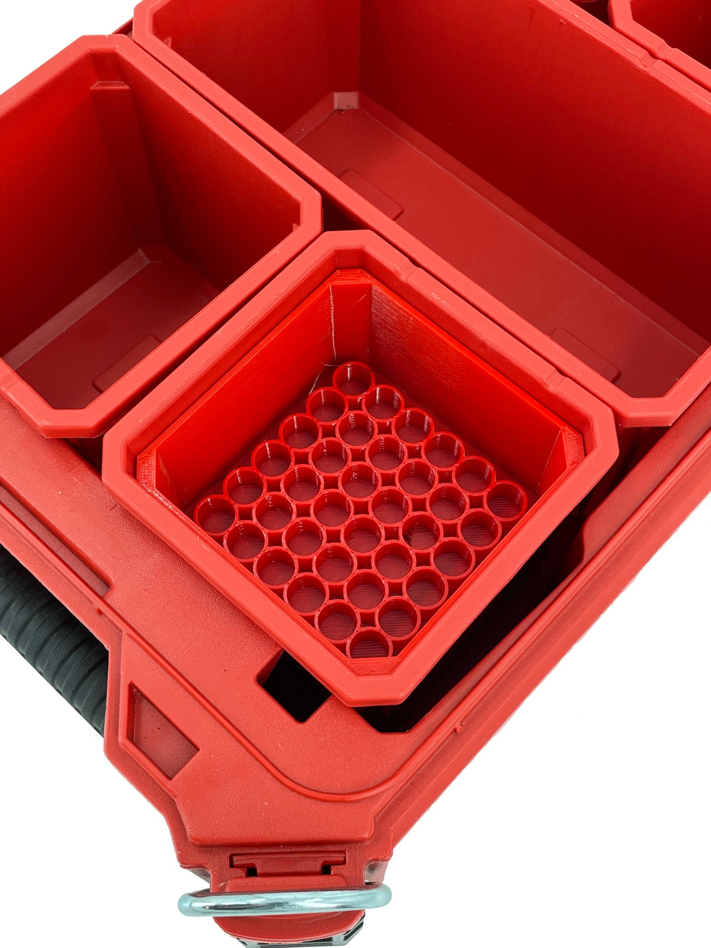 Milwaukee Packout Compact Organizer Compatible AA AAA C D 9V BTN Square Battery Insert Bin