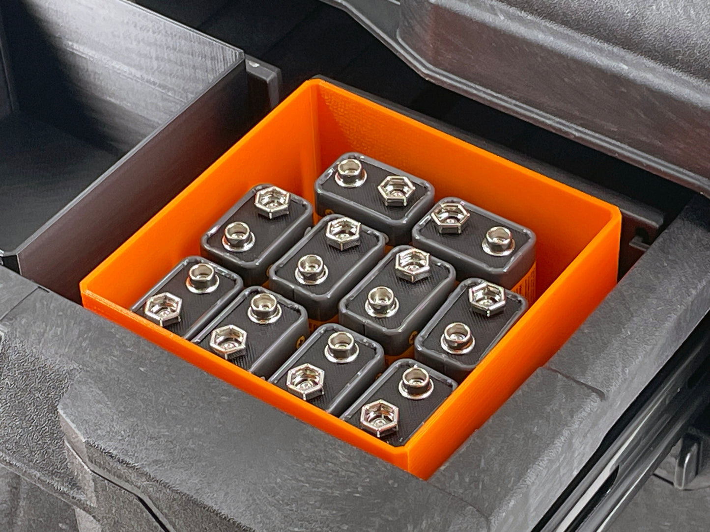 Ridgid 2.0 Pro Gear 3 Drawer Tool Organizer Box Compatible Small AA AAA C D 9V Battery Insert Bin