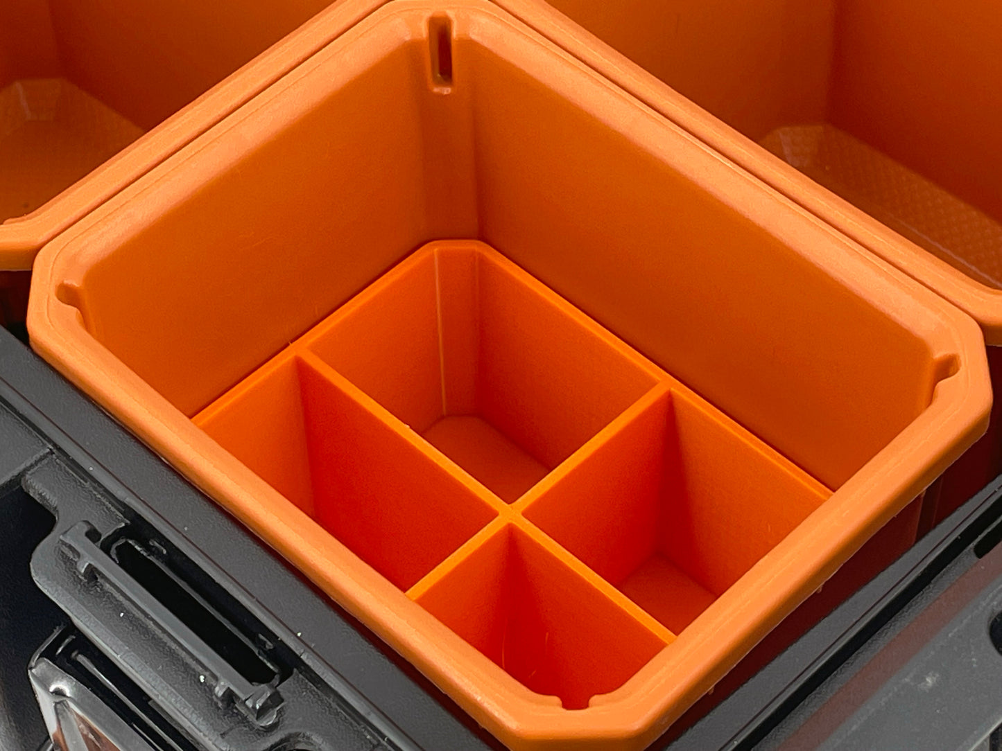 Ridgid Pro Organizer Compatible Small Nesting Bin Set - Orange