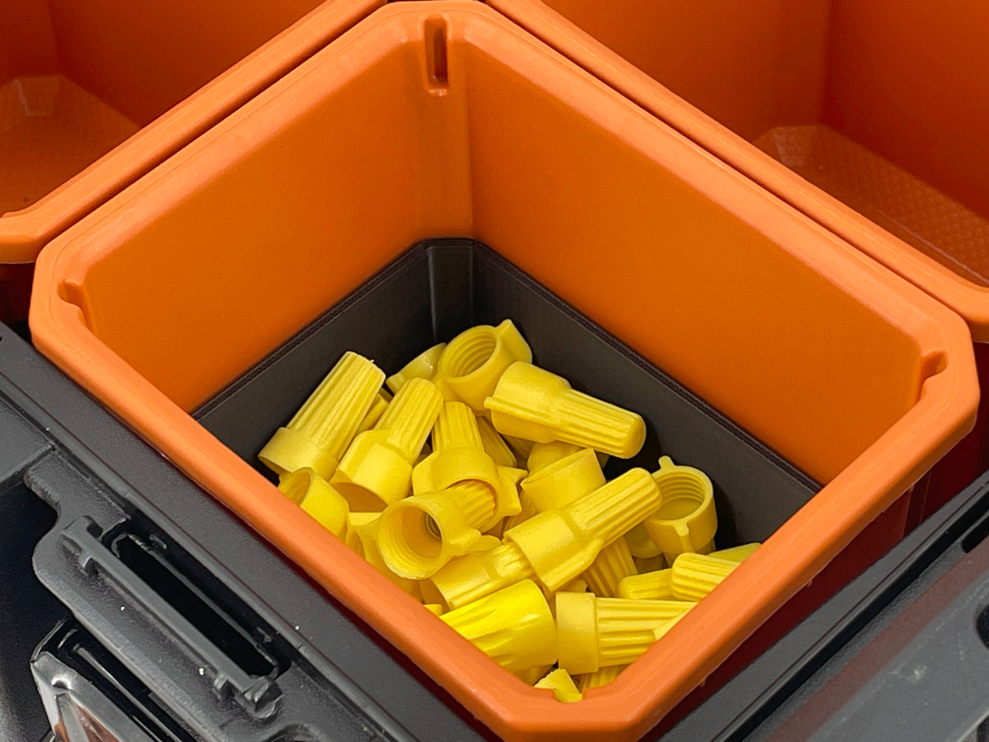 Ridgid Pro Organizer Compatible Small Nesting Bin Set - Black