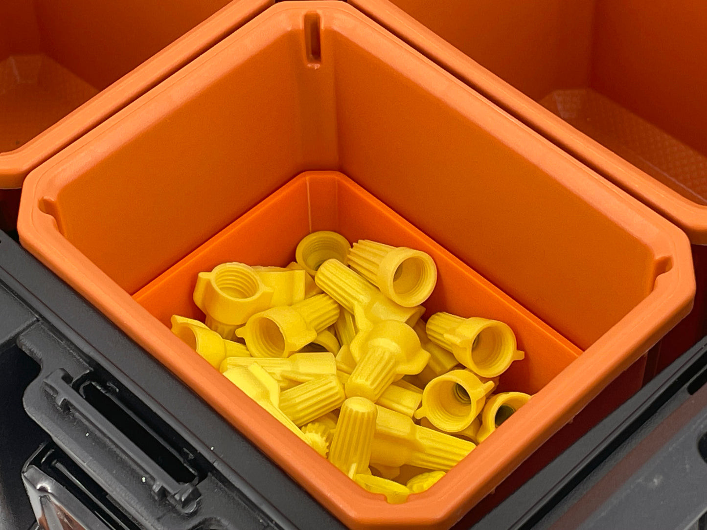 Ridgid Pro Organizer Compatible Small Nesting Bin Set - Orange