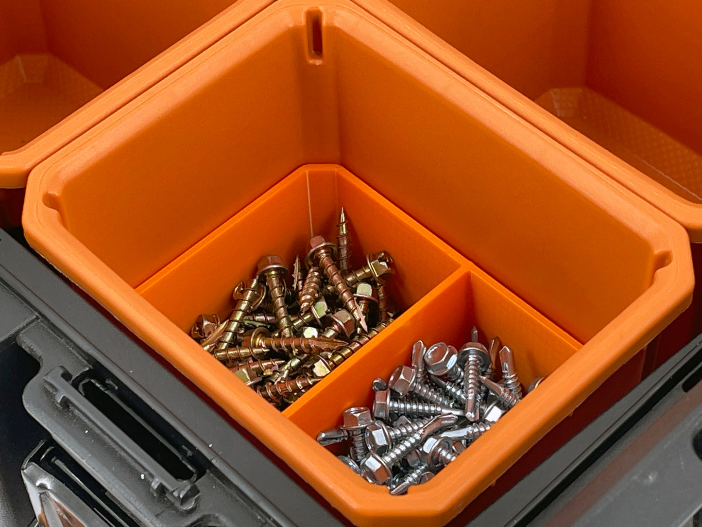 Ridgid Pro Organizer Compatible Small Nesting Bin Set - Orange