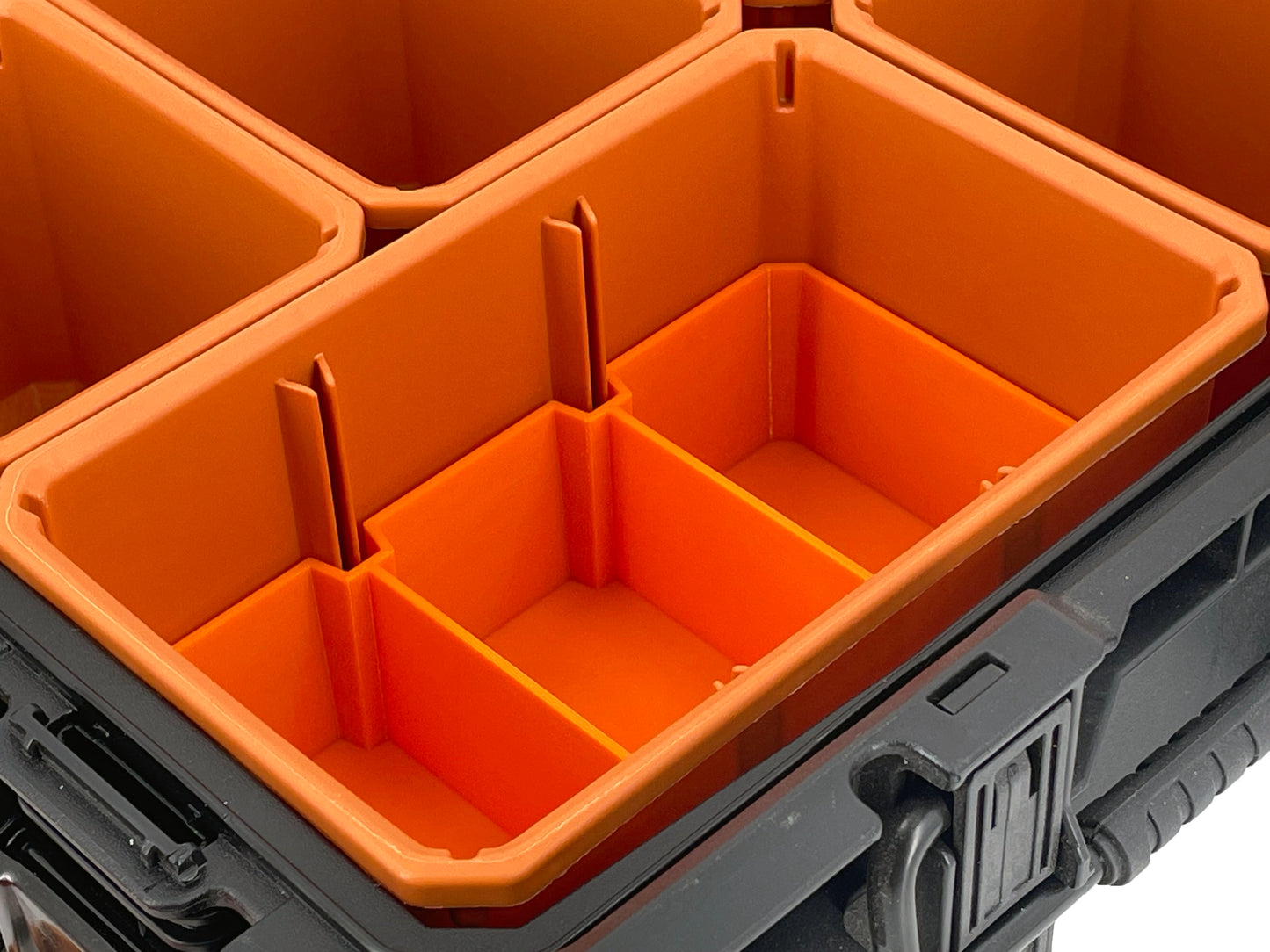 Ridgid Pro Organizer Compatible Large Nesting Bin Set - Orange
