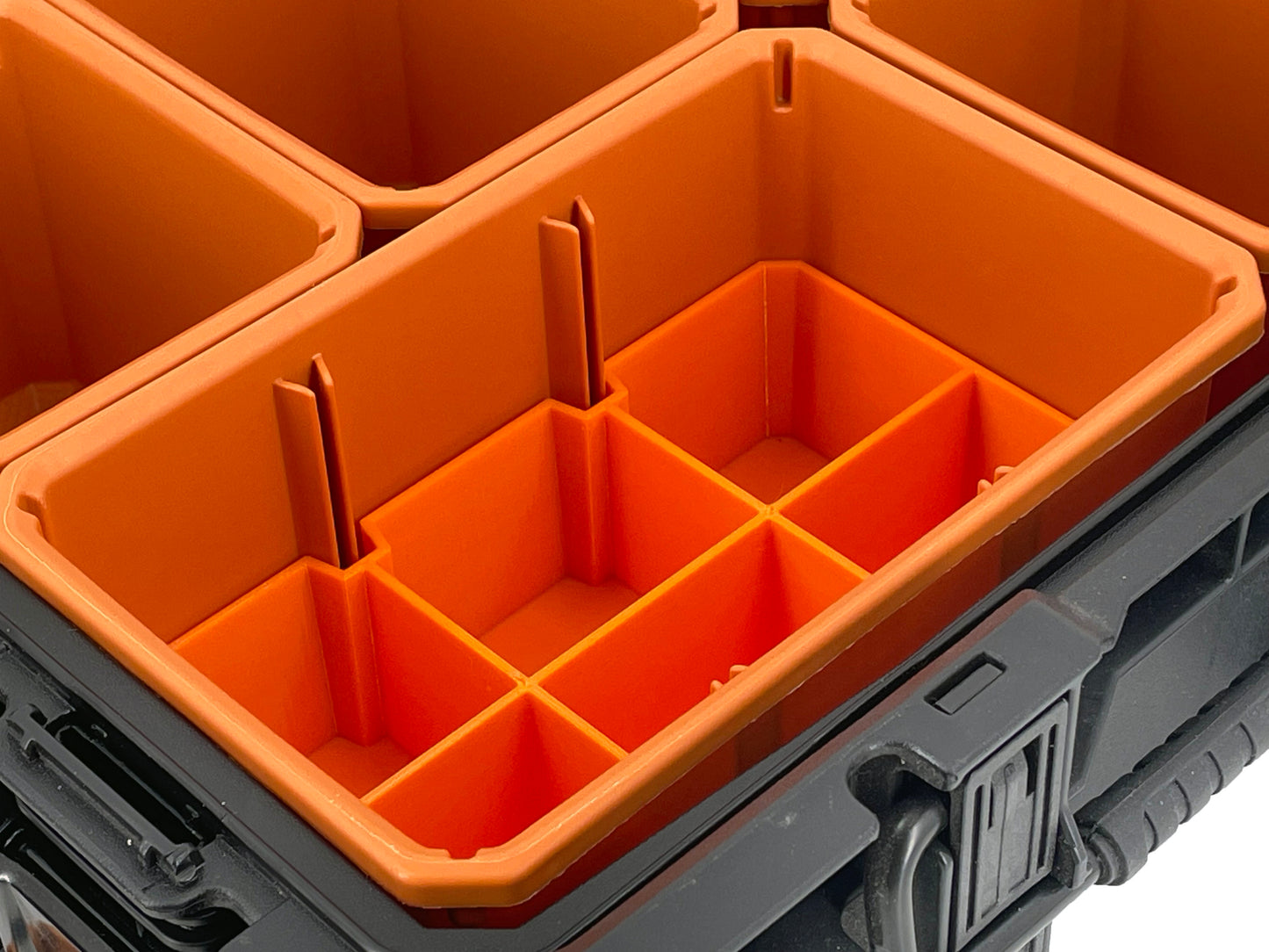 Ridgid Pro Organizer Compatible Large Nesting Bin Set - Orange