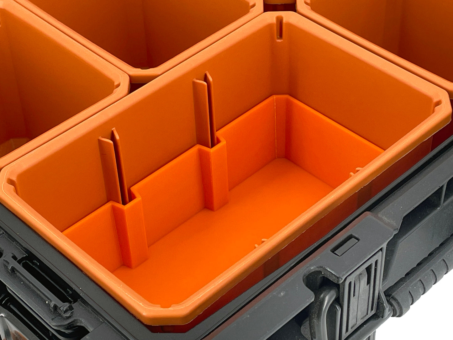 Ridgid Pro Organizer Compatible Large Nesting Bin Set - Orange