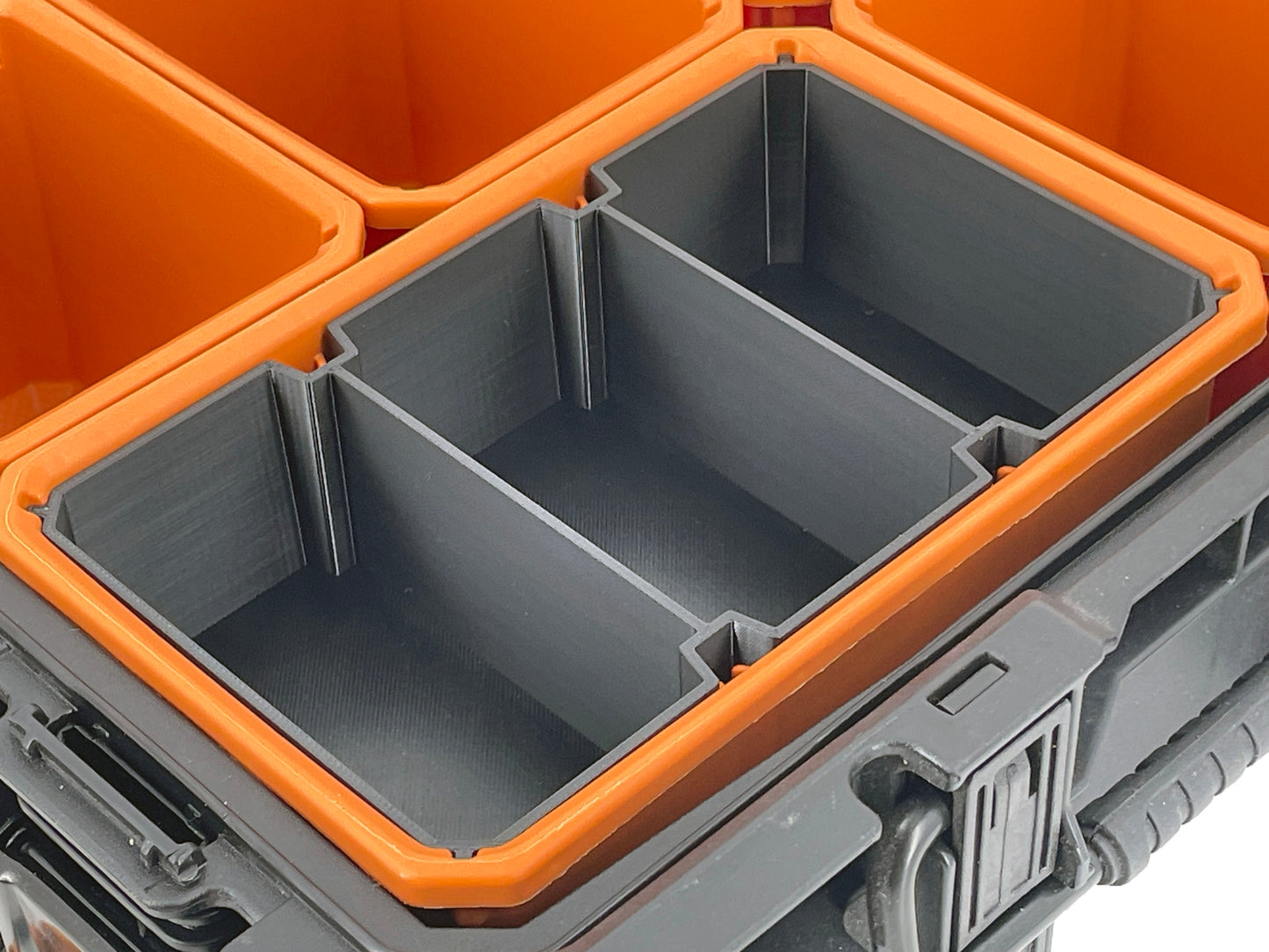 Ridgid Pro Organizer Compatible Large Nesting Bin Set - Black