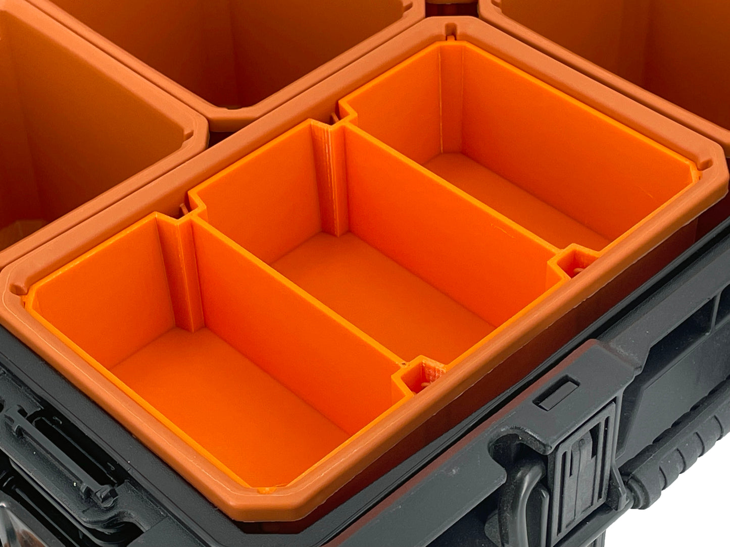 Ridgid Pro Organizer Compatible Large Nesting Bin Set - Orange