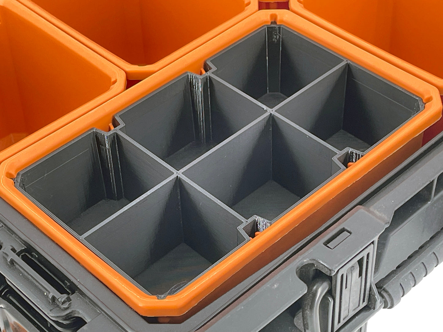 Ridgid Pro Organizer Compatible Large Nesting Bin Set - Black