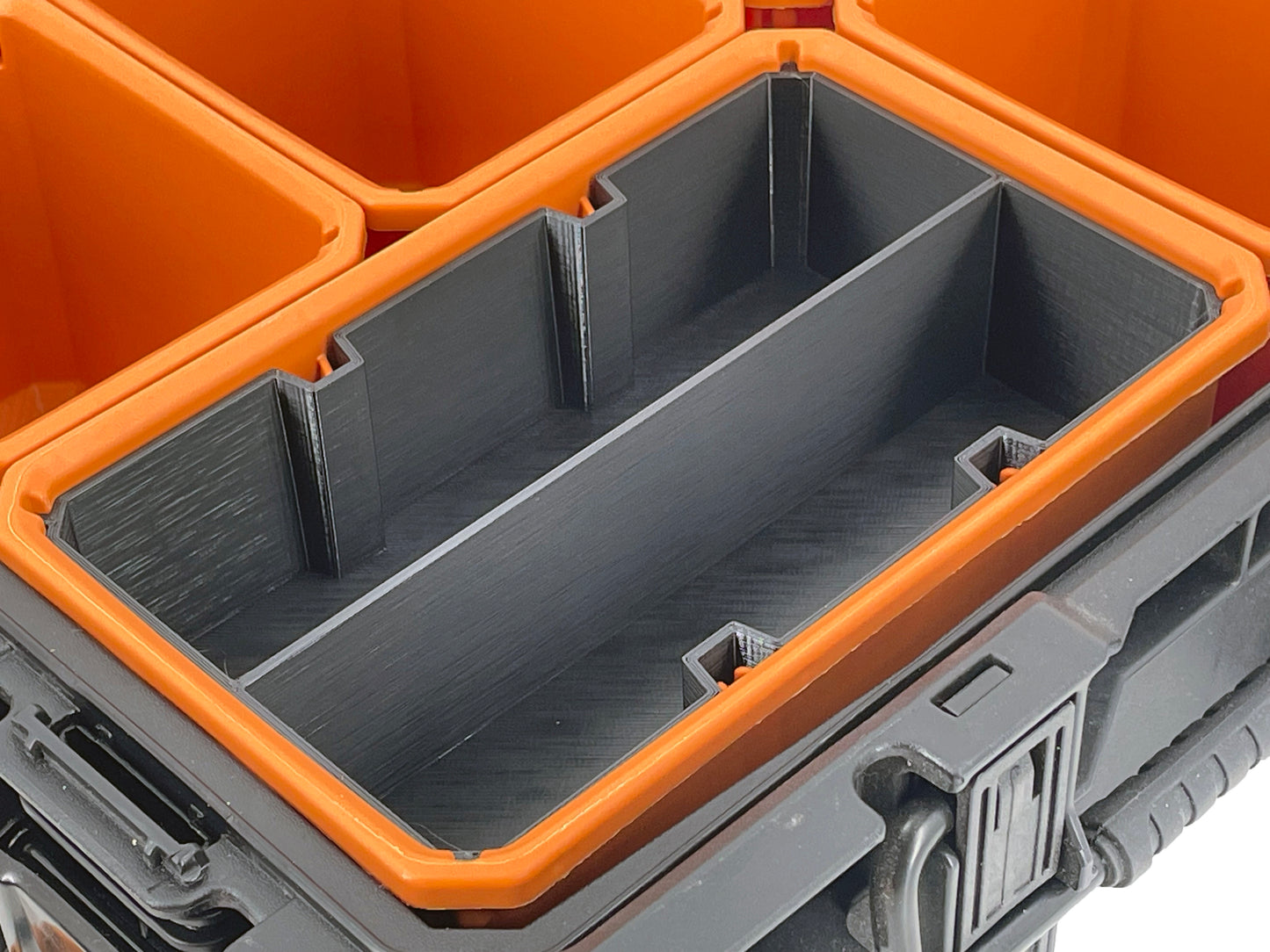 Ridgid Pro Organizer Compatible Large Nesting Bin Set - Black