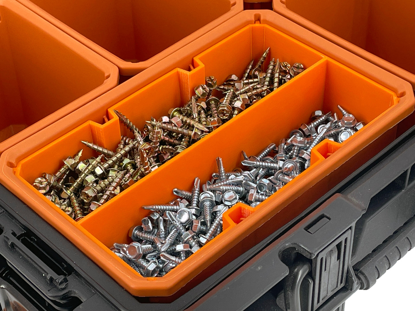 Ridgid Pro Organizer Compatible Large Nesting Bin Set - Orange