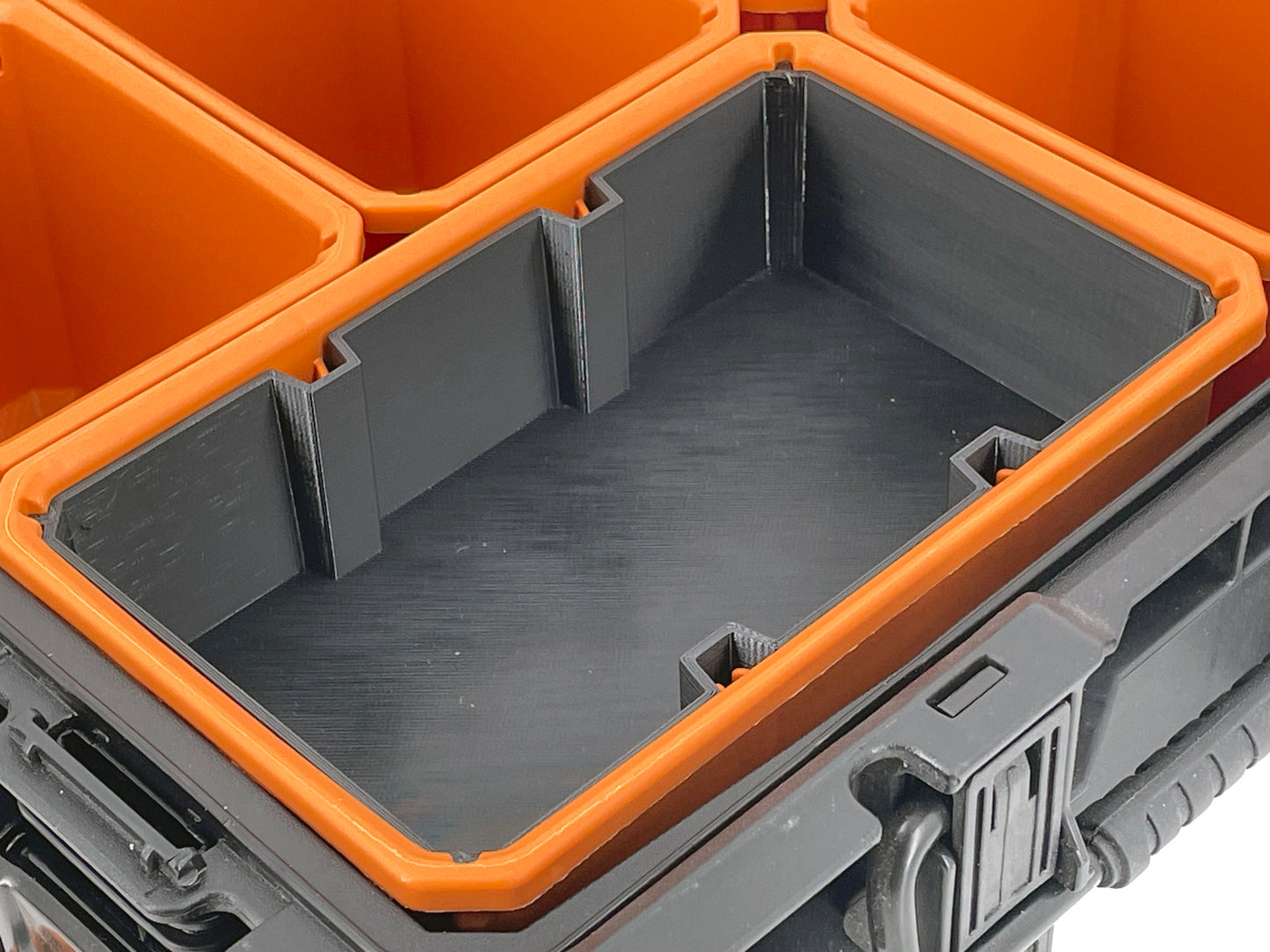 Ridgid Pro Organizer Compatible Large Nesting Bin Set - Black