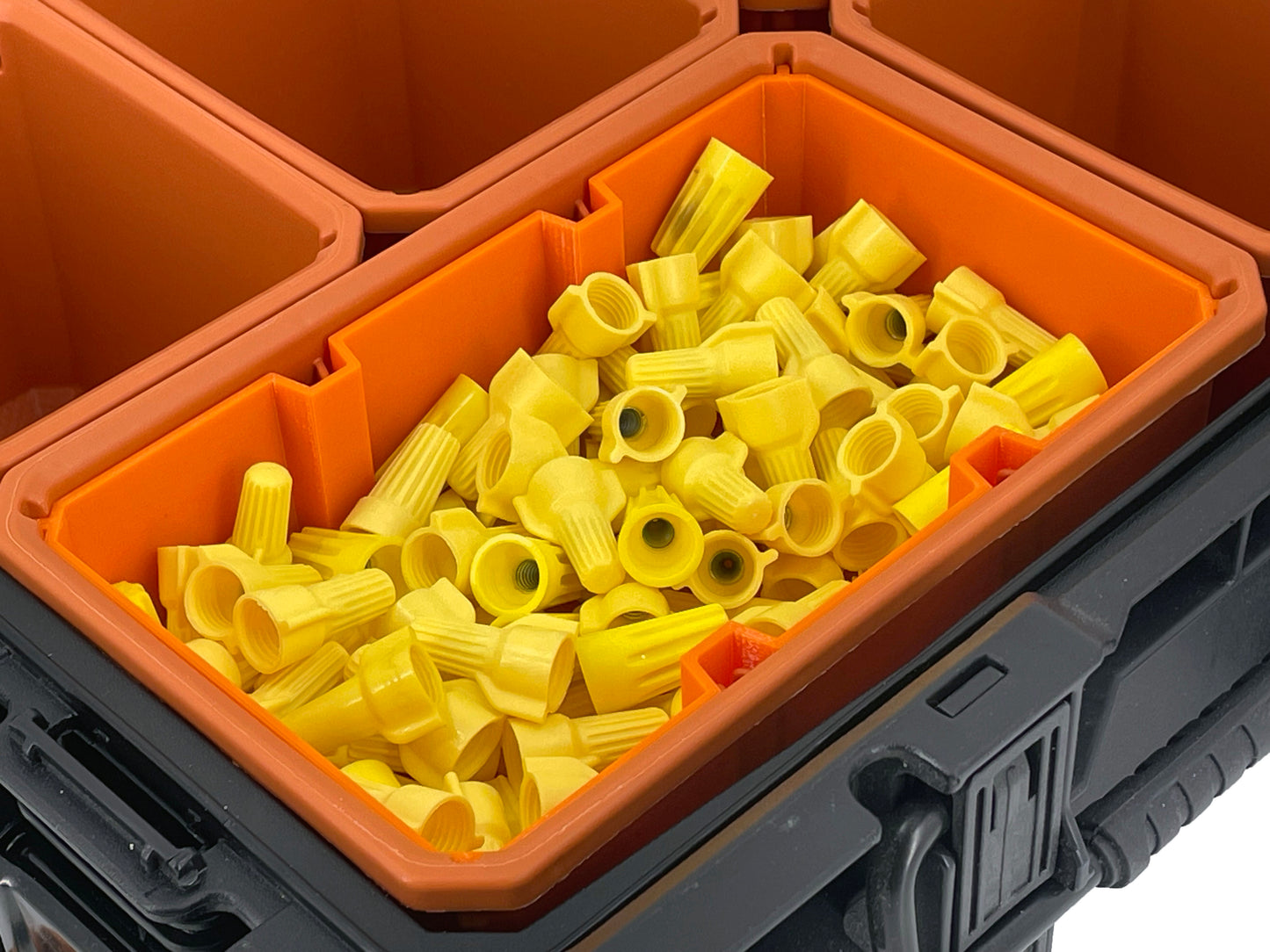 Ridgid Pro Organizer Compatible Large Nesting Bin Set - Orange