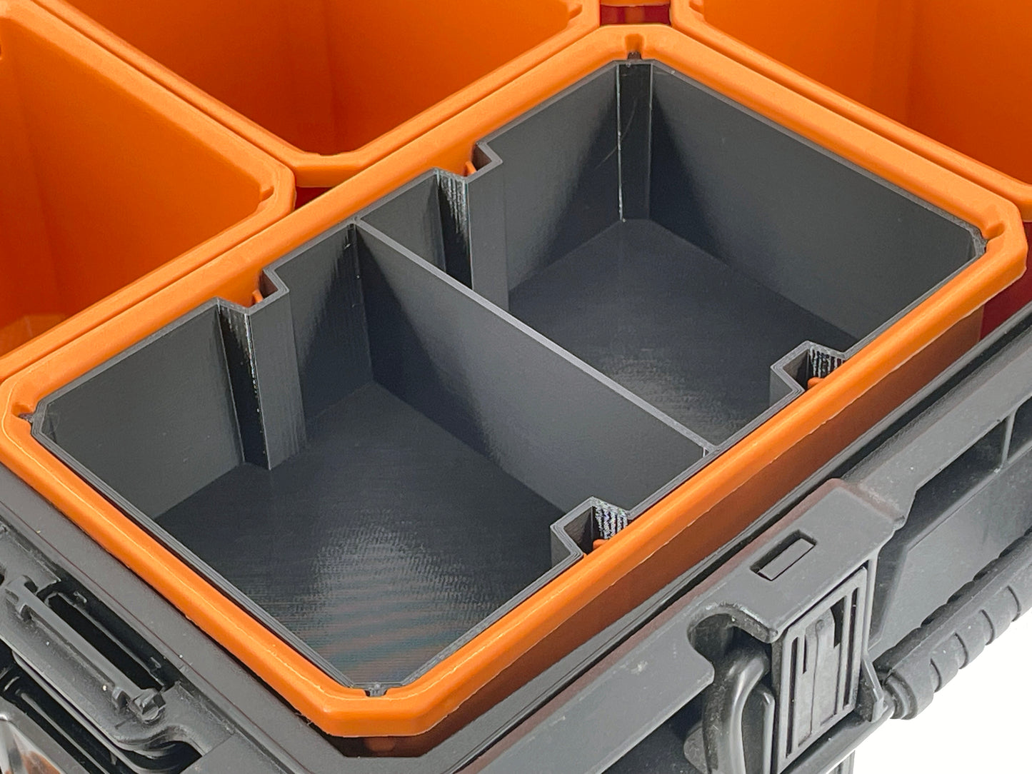 Ridgid Pro Organizer Compatible Large Nesting Bin Set - Black