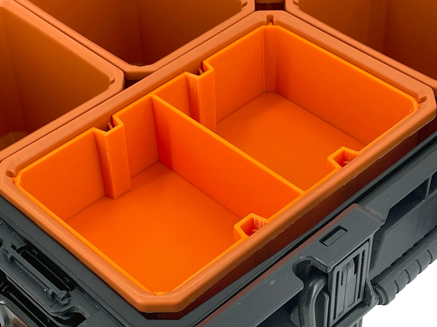 Ridgid Pro Organizer Compatible Large Nesting Bin Set - Orange