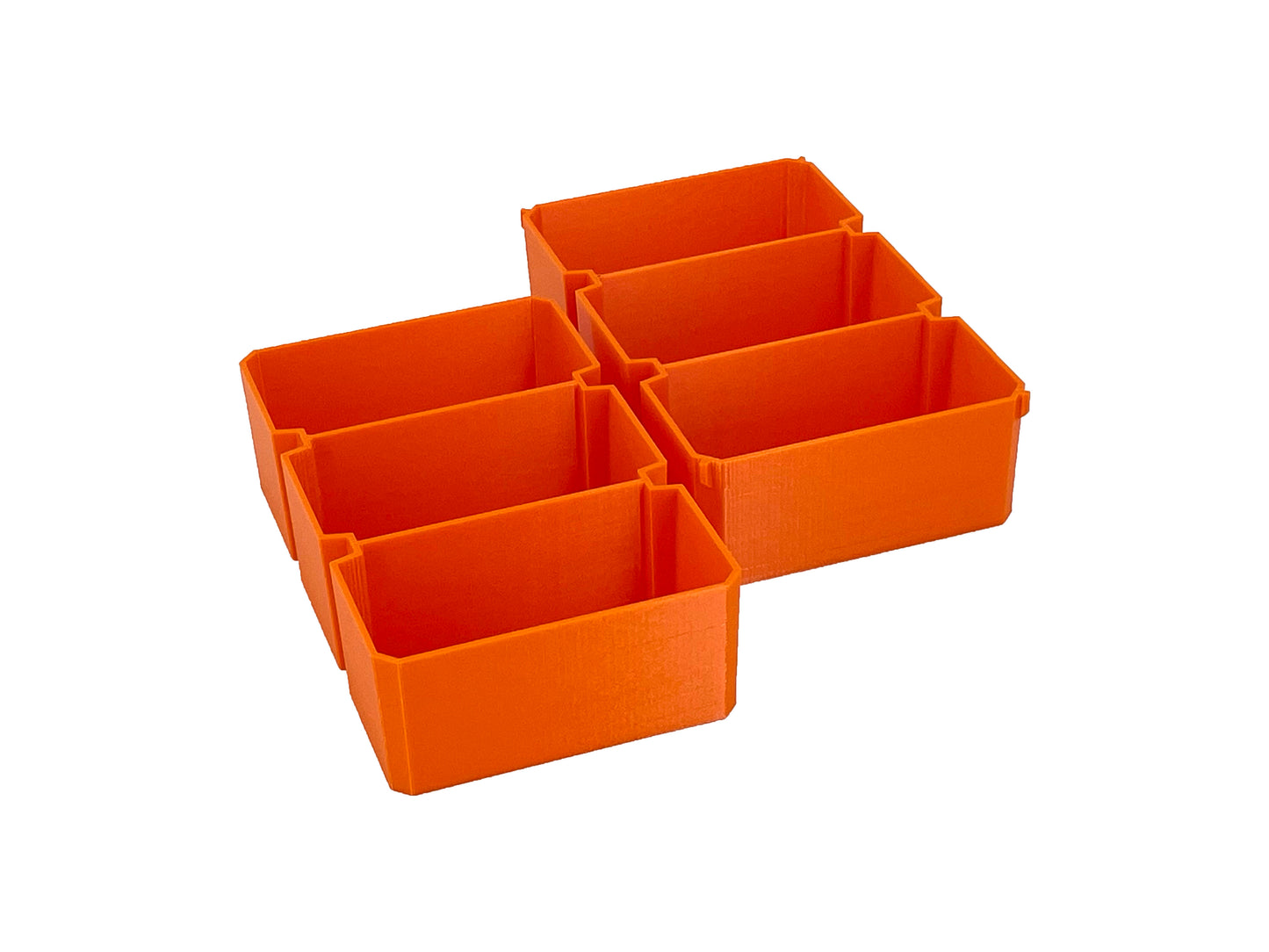 Ridgid Pro Organizer Compatible Large Nesting Bin Set - Orange