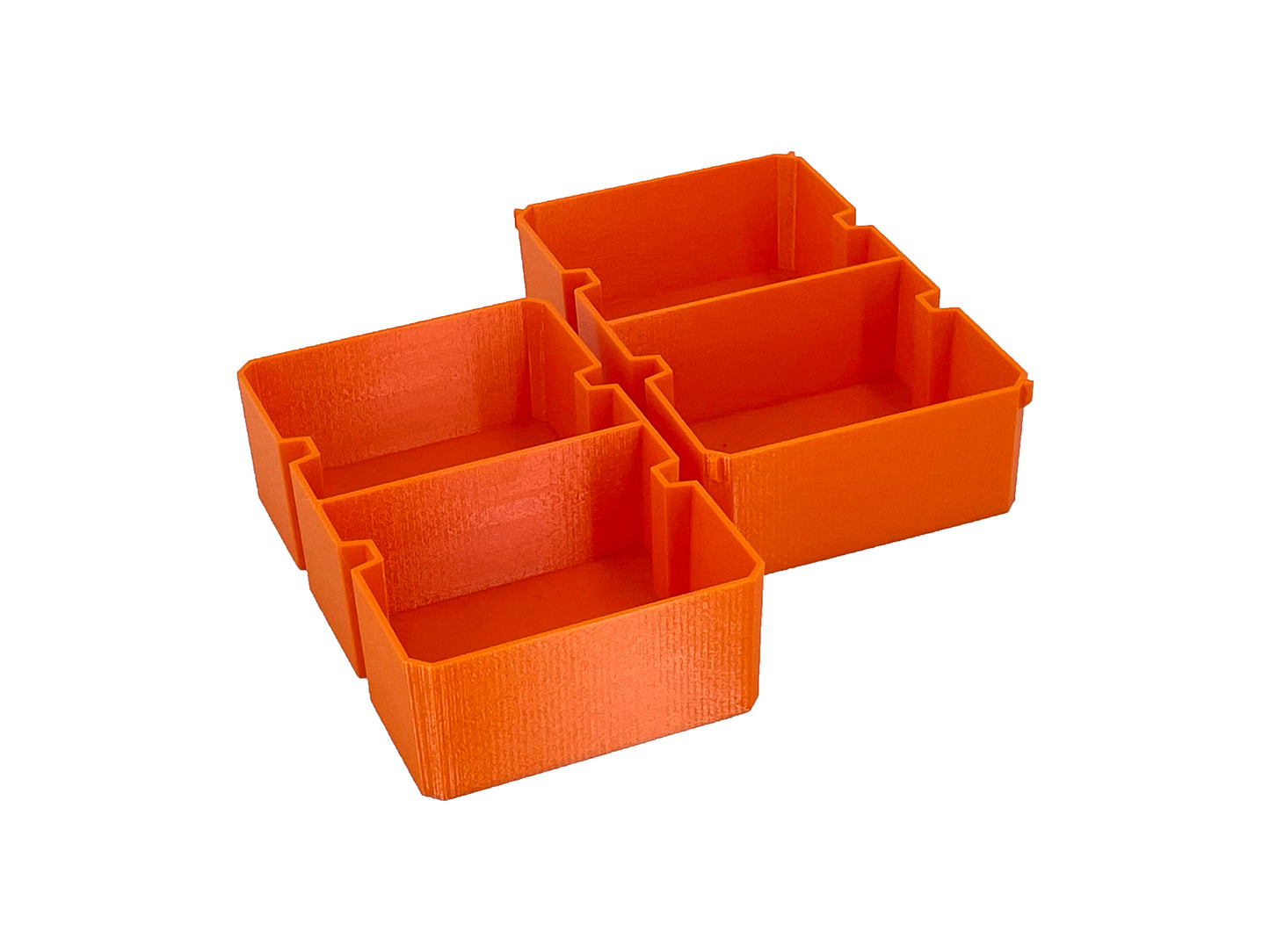 Ridgid Pro Organizer Compatible Large Nesting Bin Set - Orange