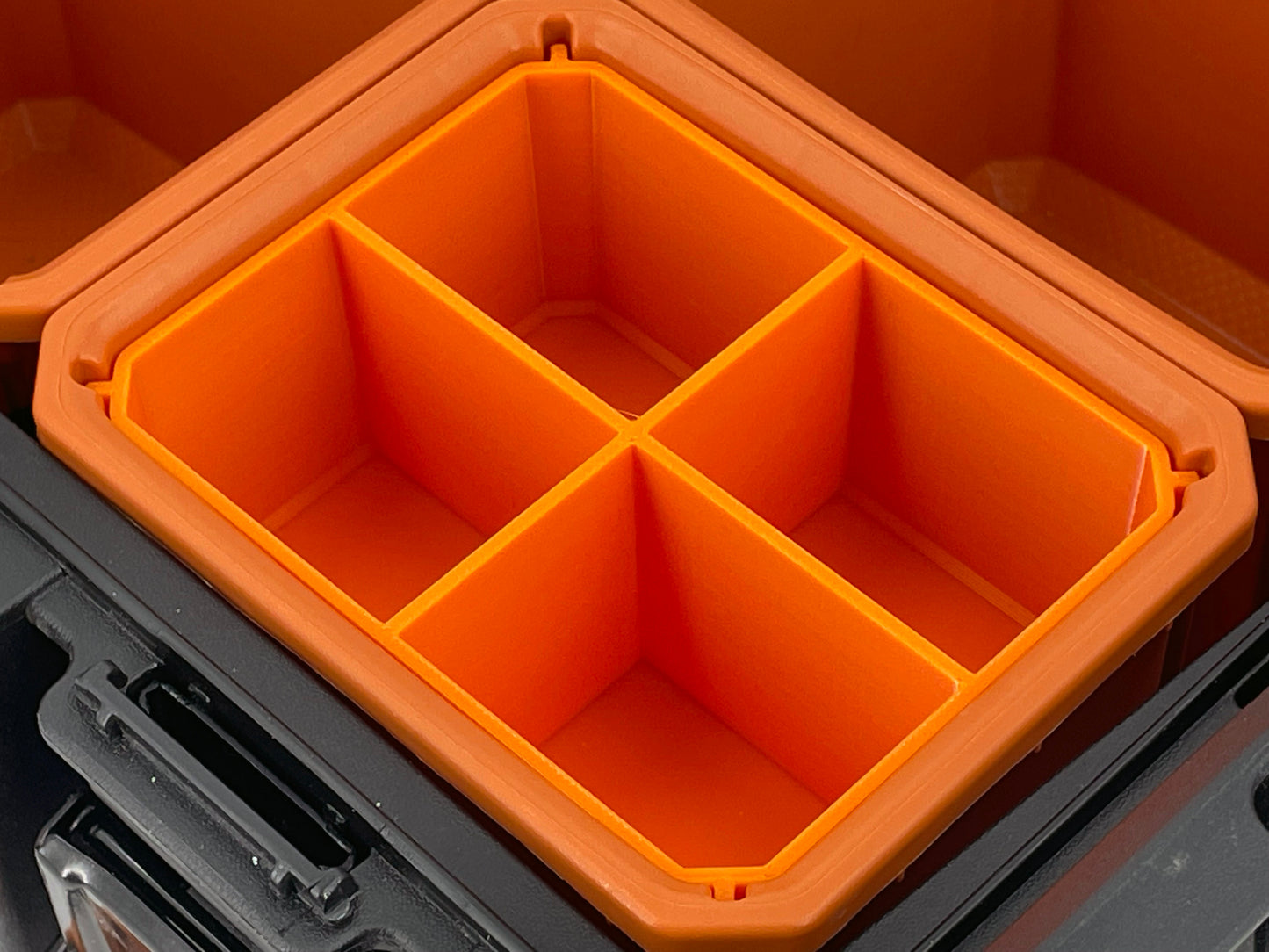 Ridgid Pro Organizer Compatible Small Nesting Bin Set - Orange
