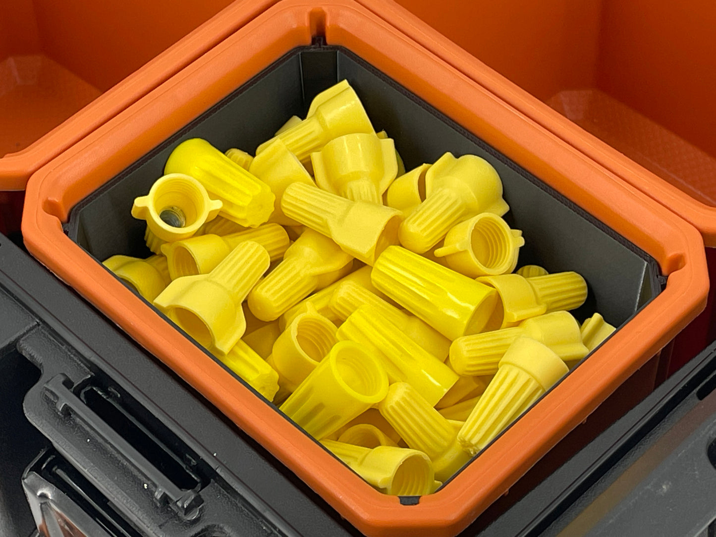 Ridgid Pro Organizer Compatible Small Nesting Bin Set - Black