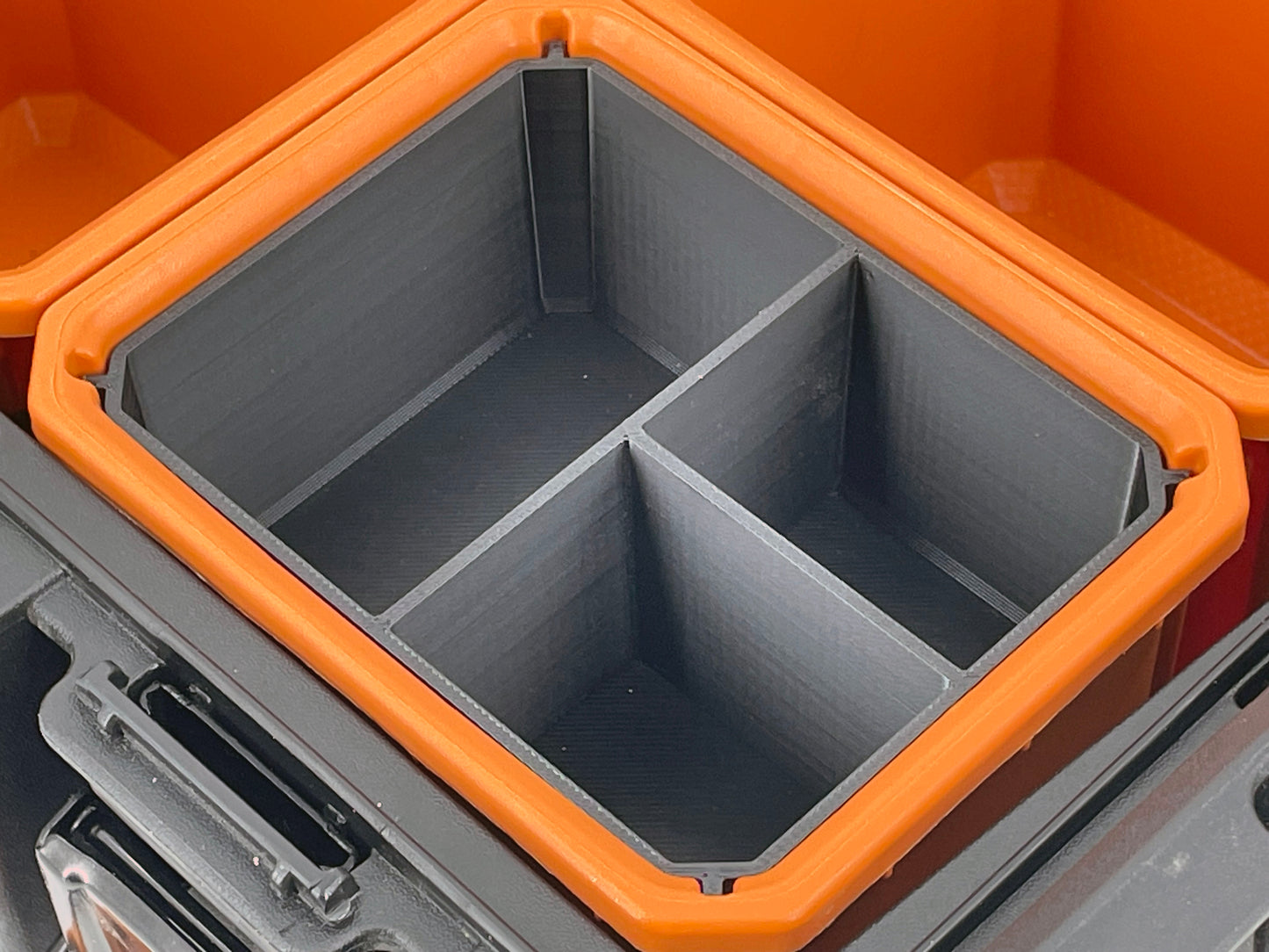 Ridgid Pro Organizer Compatible Small Nesting Bin Set - Black
