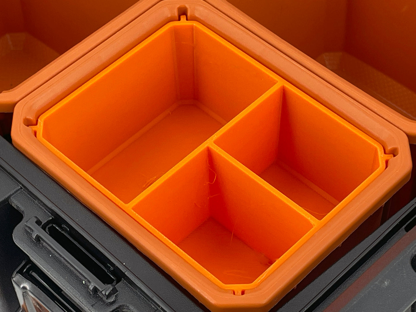 Ridgid Pro Organizer Compatible Small Nesting Bin Set - Orange
