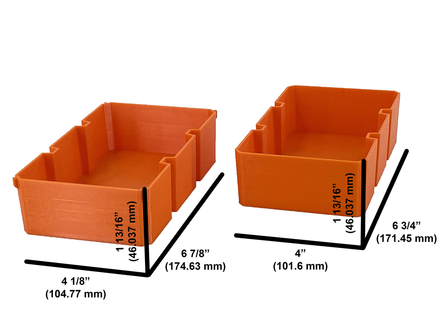 Ridgid Pro Organizer Compatible Large Nesting Bin Set - Orange