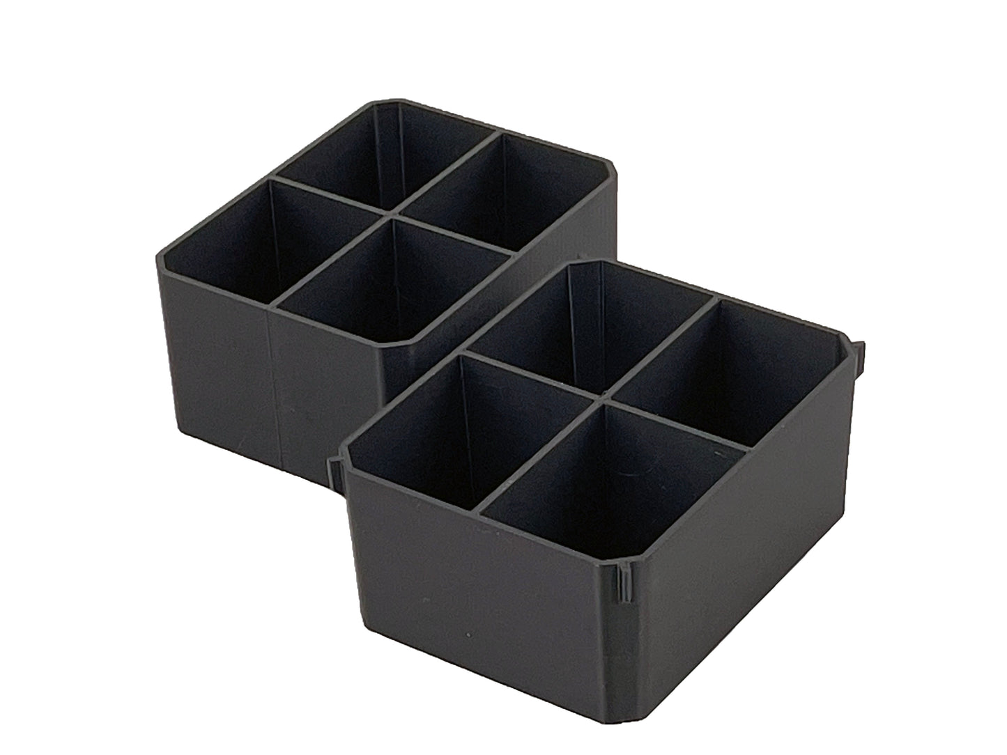 Ridgid Pro Organizer Compatible Small Nesting Bin Set - Black