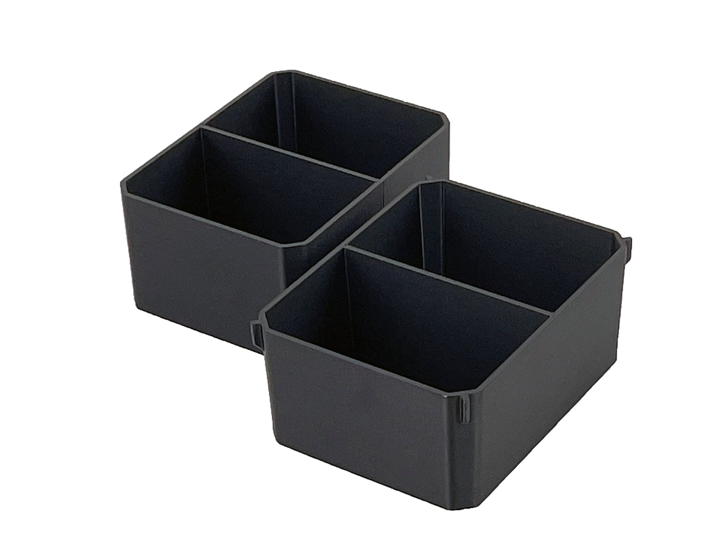Ridgid Pro Organizer Compatible Small Nesting Bin Set - Black